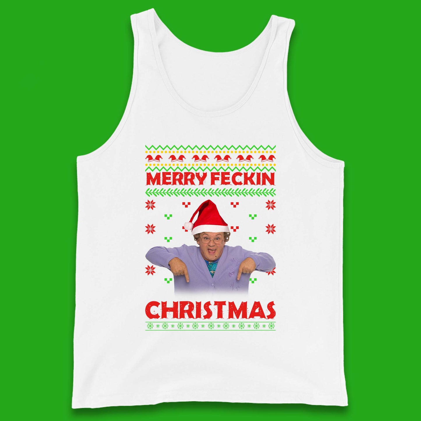 Merry Feckin Christmas Tank Top