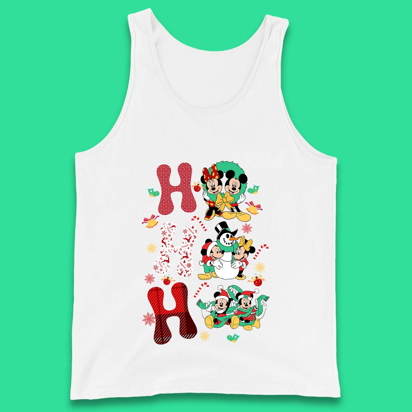 minnie and mickey mouse tank top