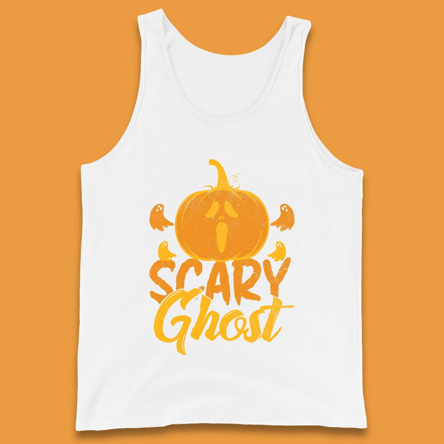 Scary Ghost Halloween Scream Ghost Face Horror Scary Pumpkin Ghostface Tank Top