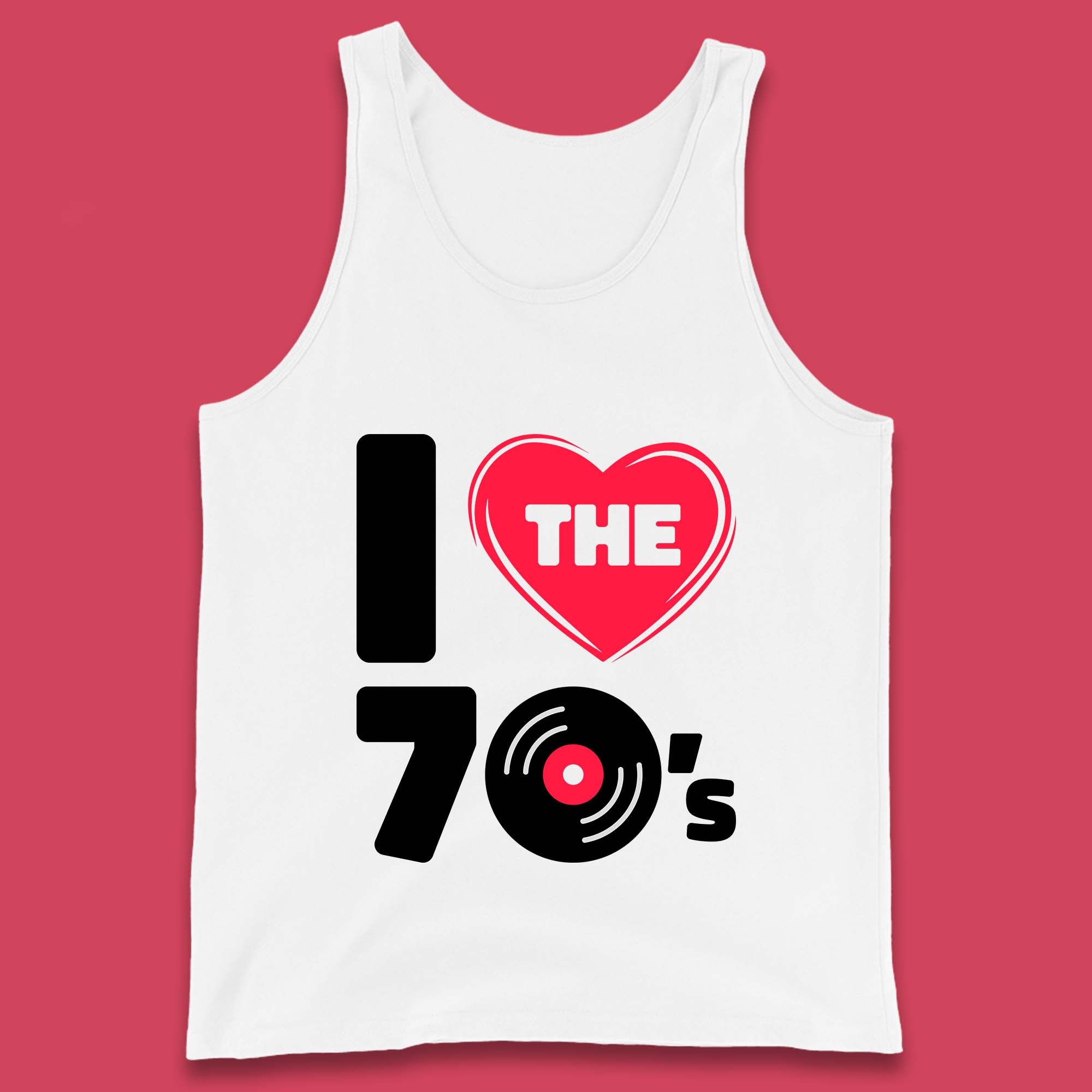 I Love the 70's Shirt Music Vintage Tshirt
