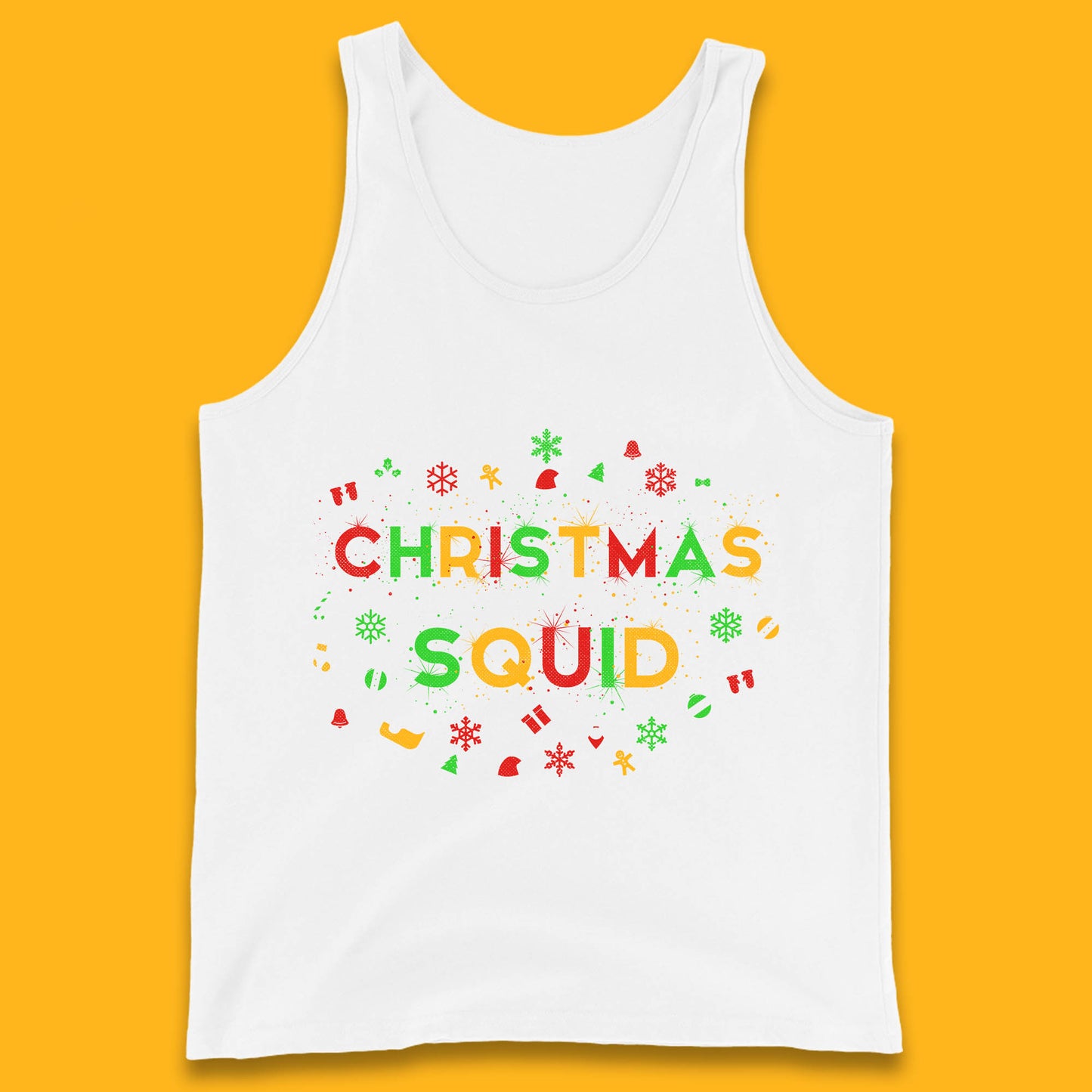 christmas squad matching tank top