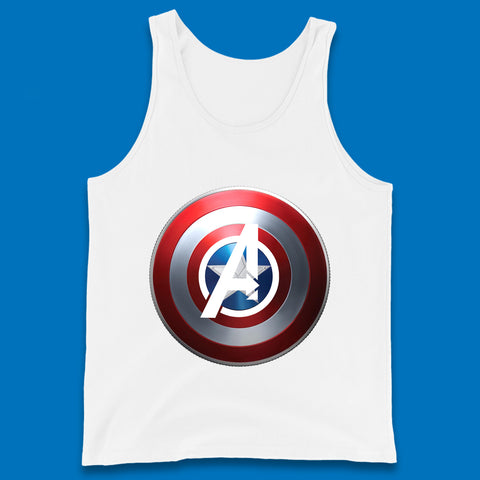 Captain America's Shield Marvel Avengers Captain America Cosplay The Captain Steven Rogers Tank Top