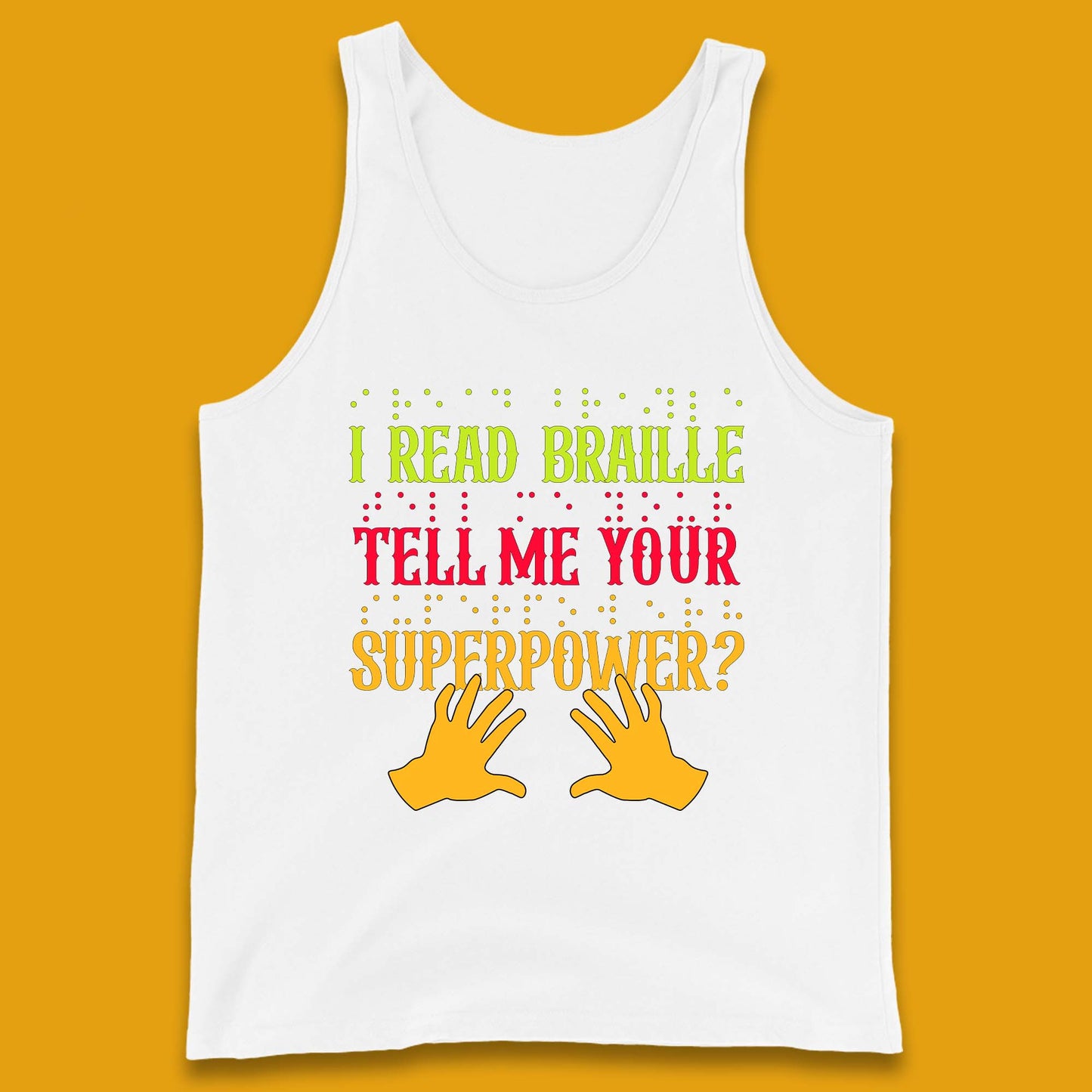 Braille Superpower Tank Top