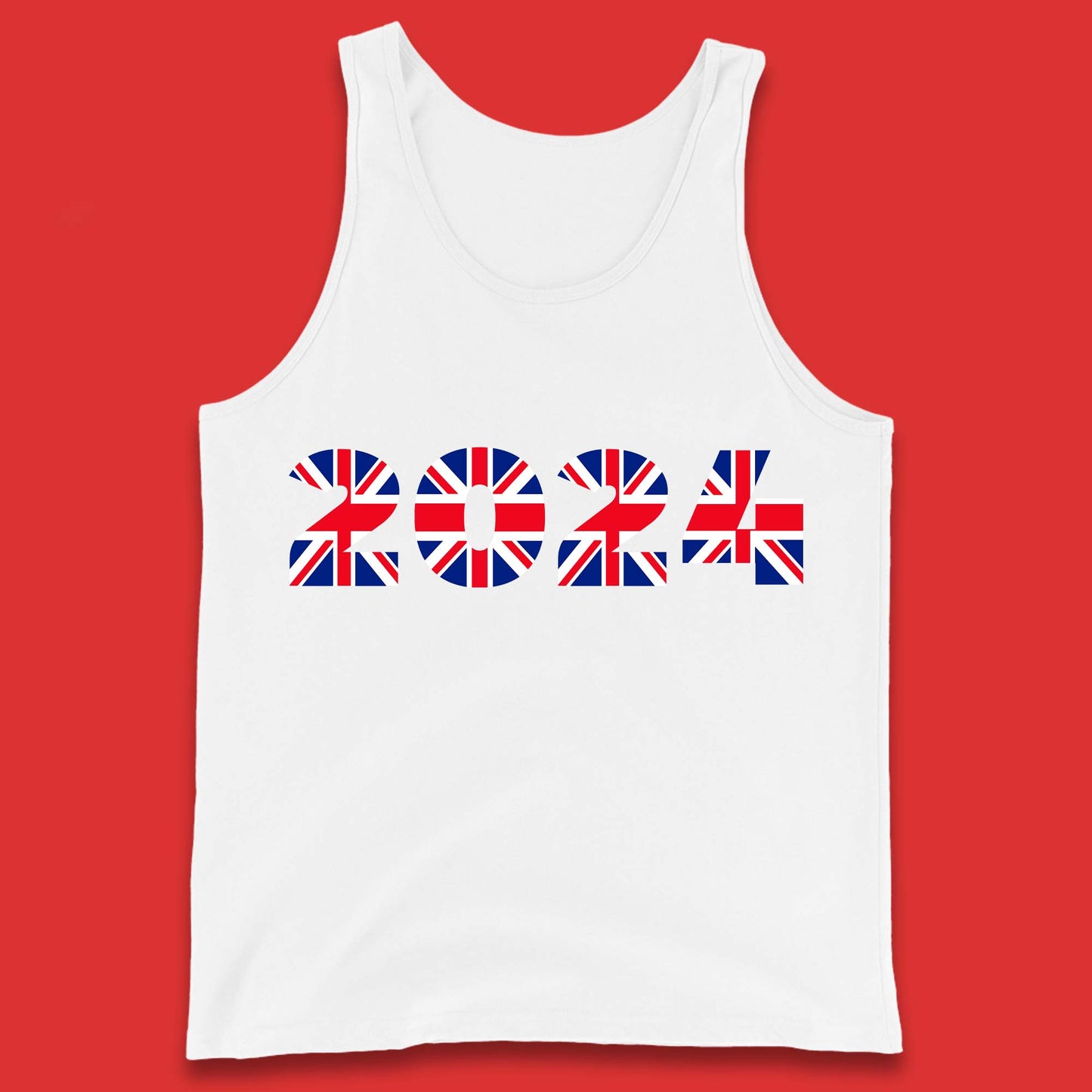 New Year 2024 UK Flag Tank Top