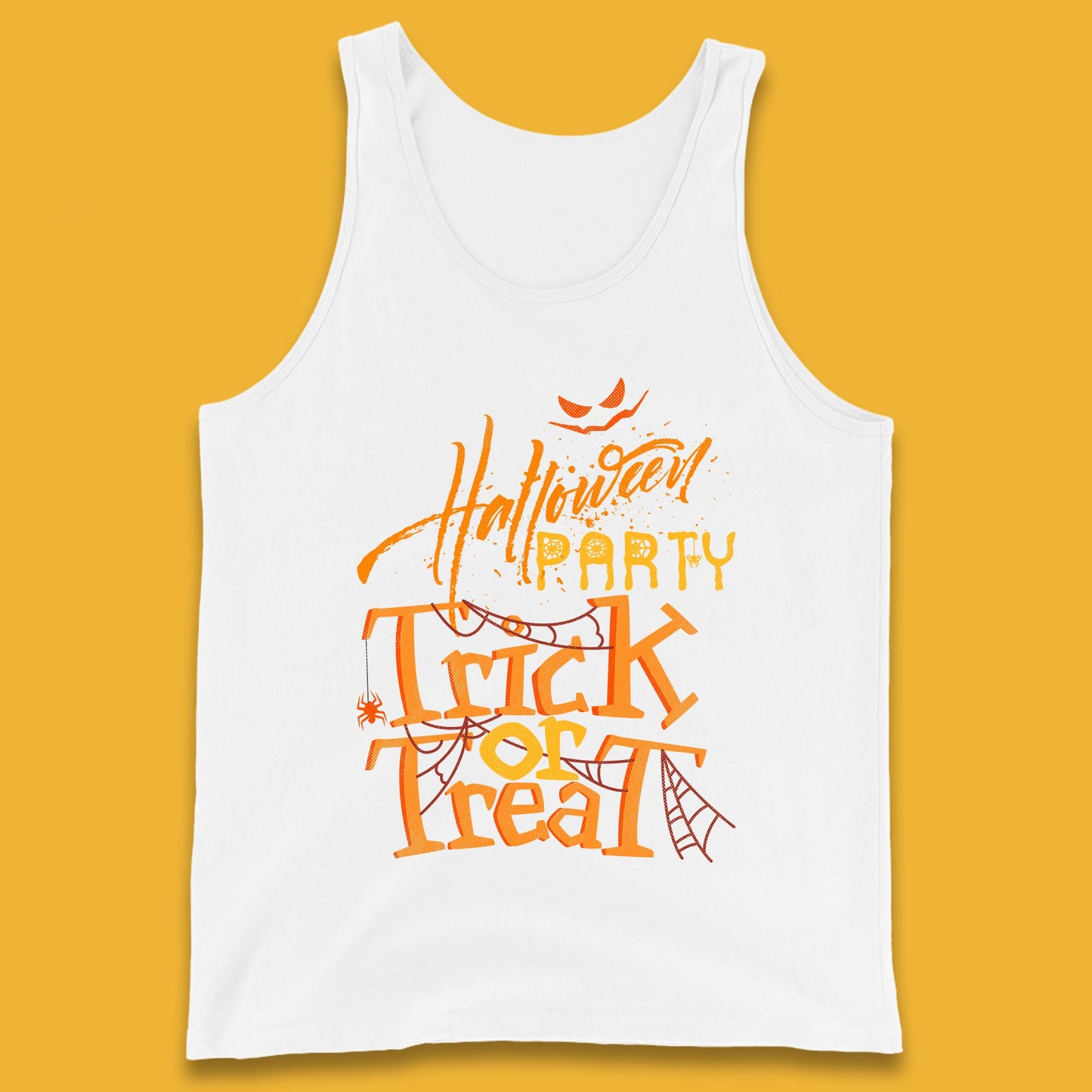 Happy Halloween Trick Or Treat Horror Scary Spooky Vibes Tank Top