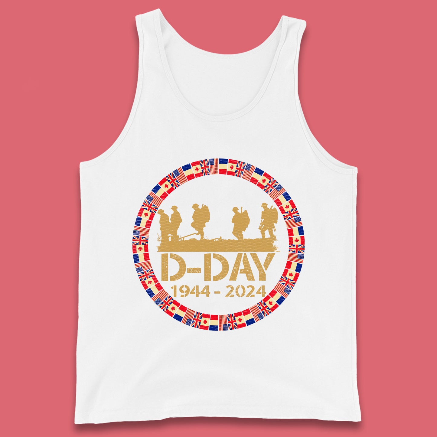 D-Day 1944-2024 Tank Top