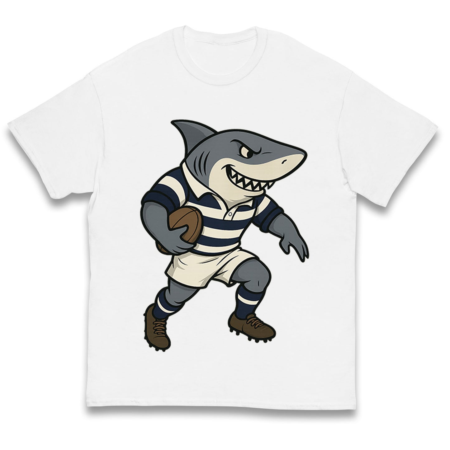 Retro Sale Sharks Rugby Union Kids T Shirt