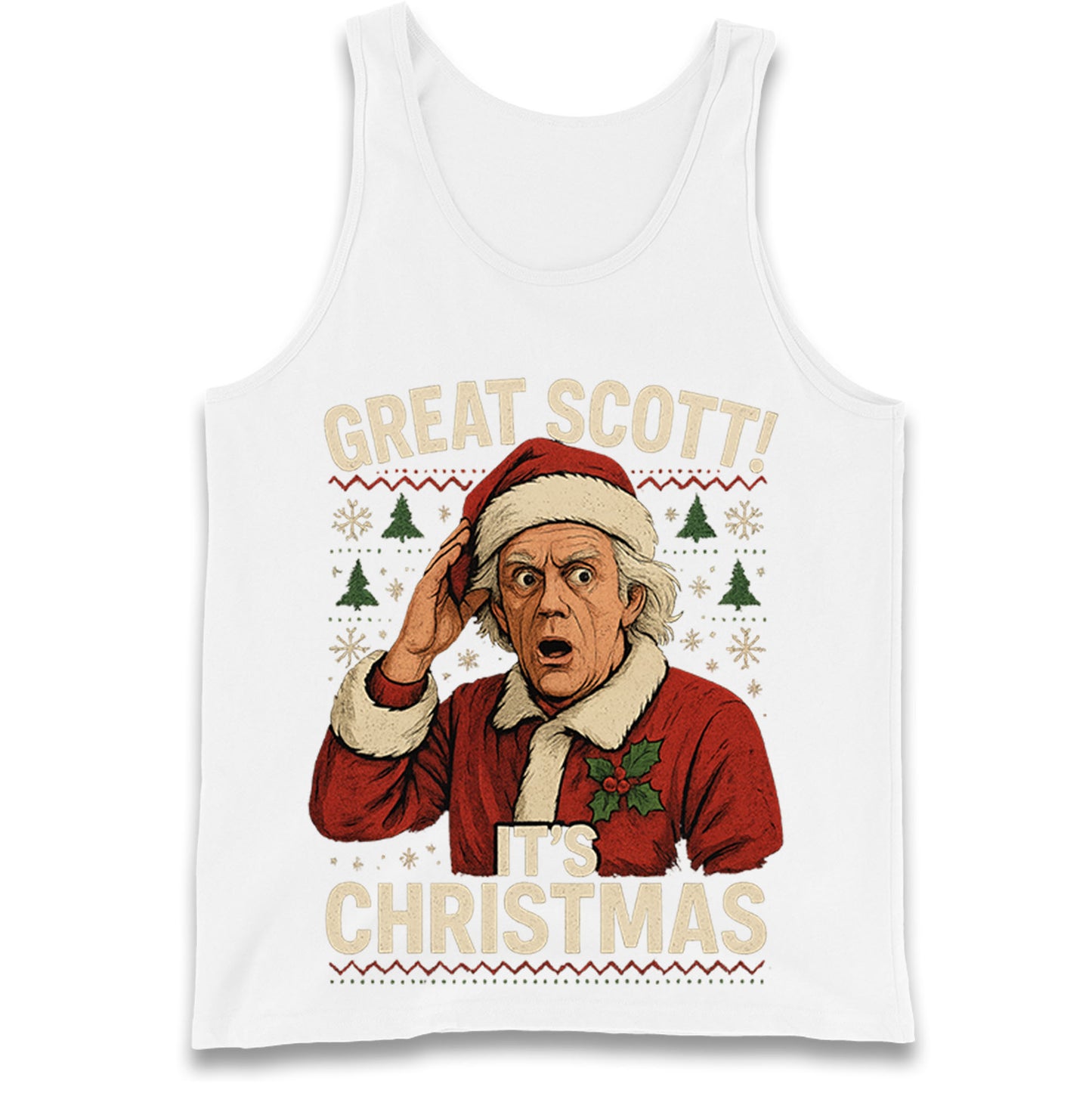 Back to the Future Doc Brown Tank Top