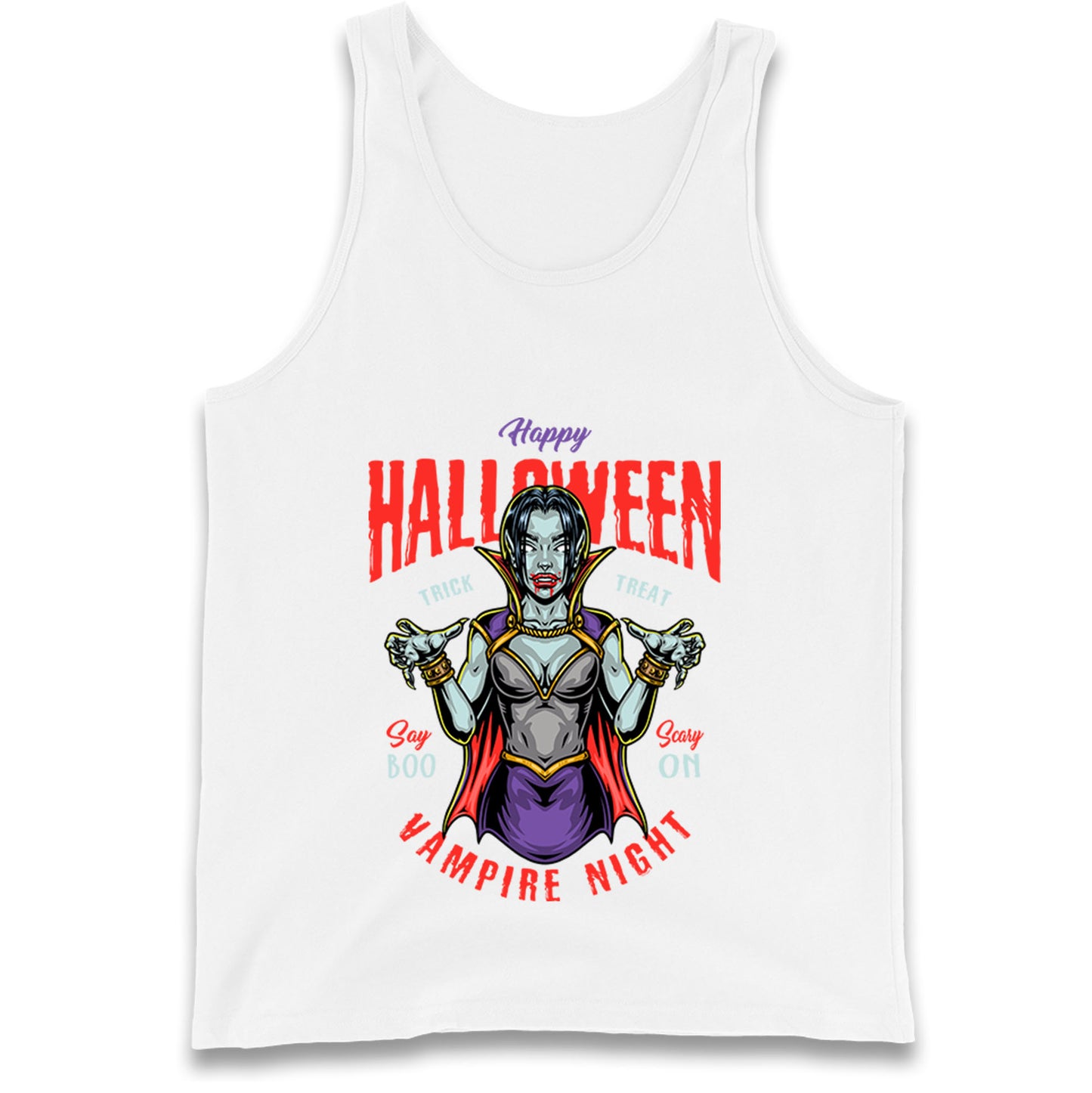 Halloween Vampire Tank Top