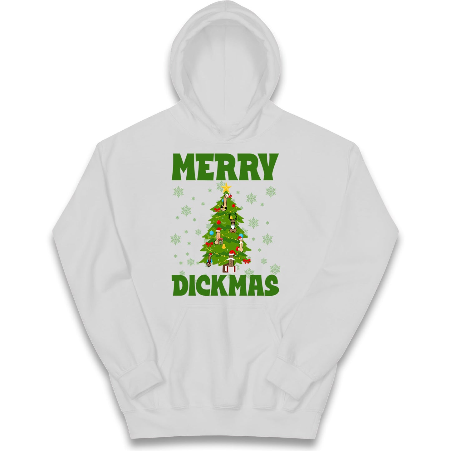 Merry Dickmas Funny Christmas Hoodie