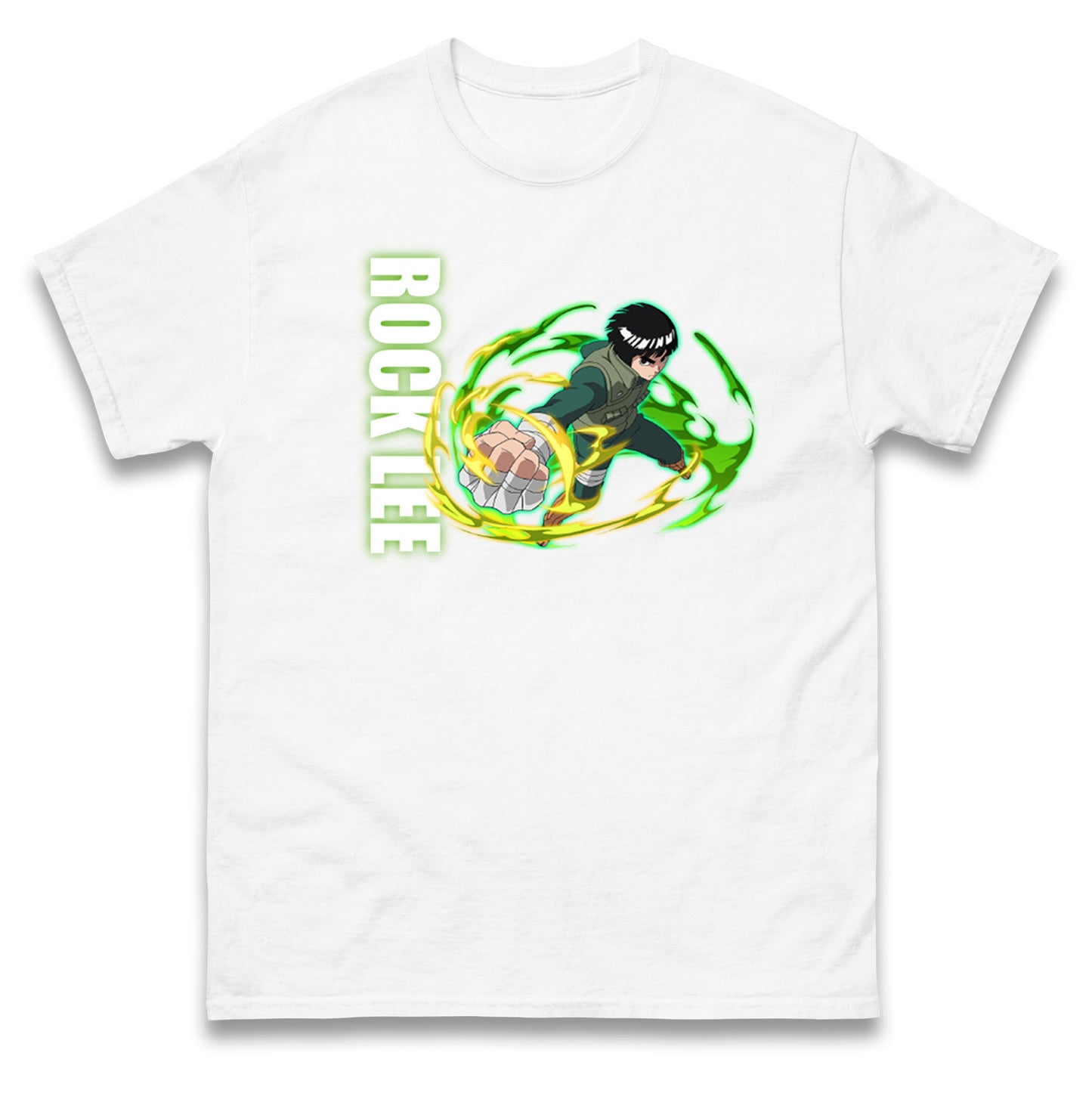 rock lee green beast t shirt