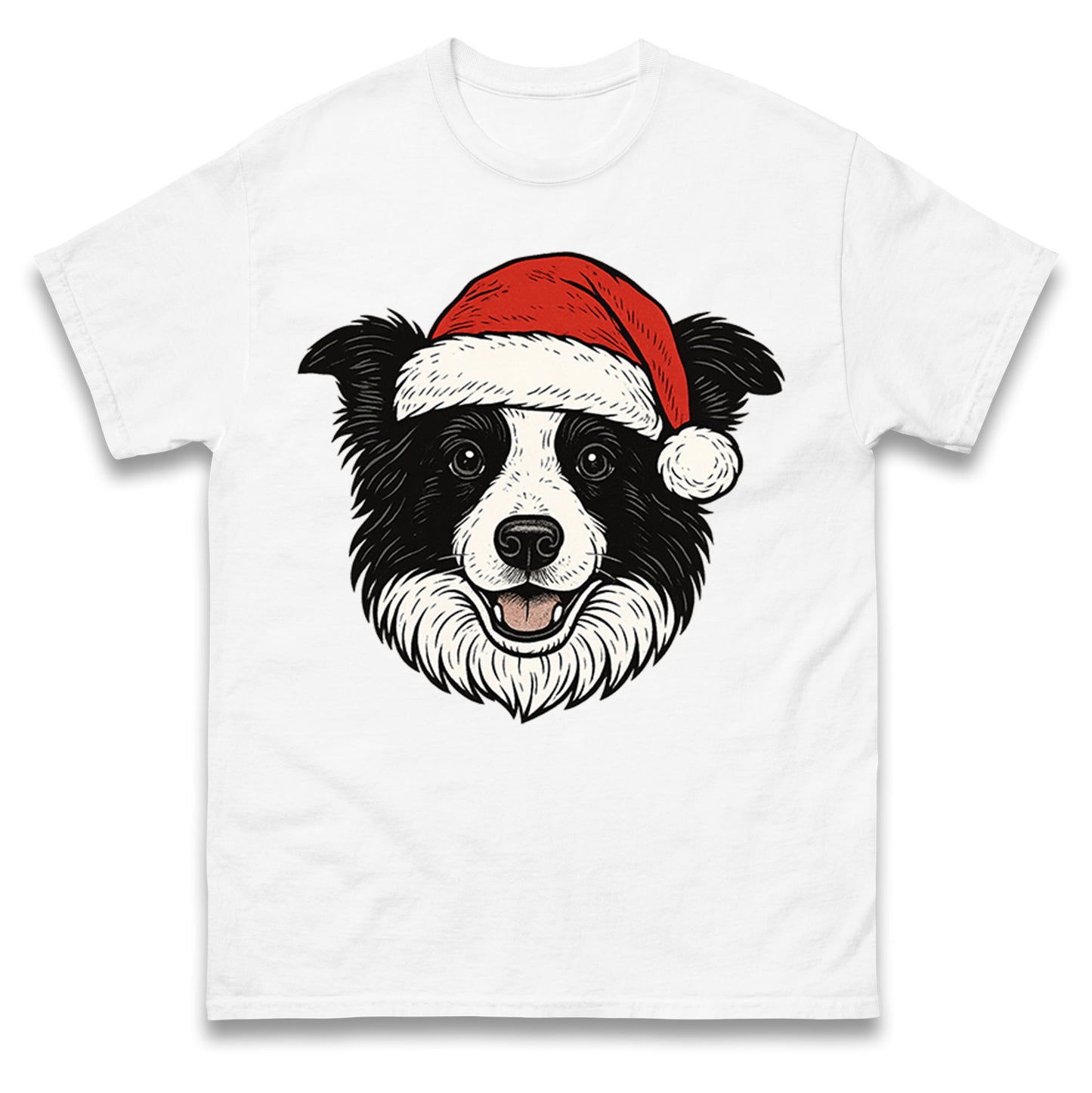 Border Collie Christmas T Shirt