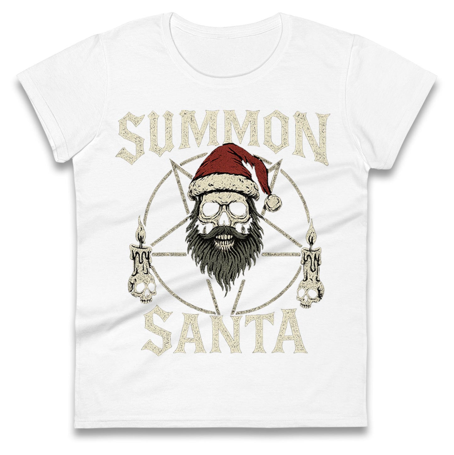 Goth Christmas Ladies T Shirt