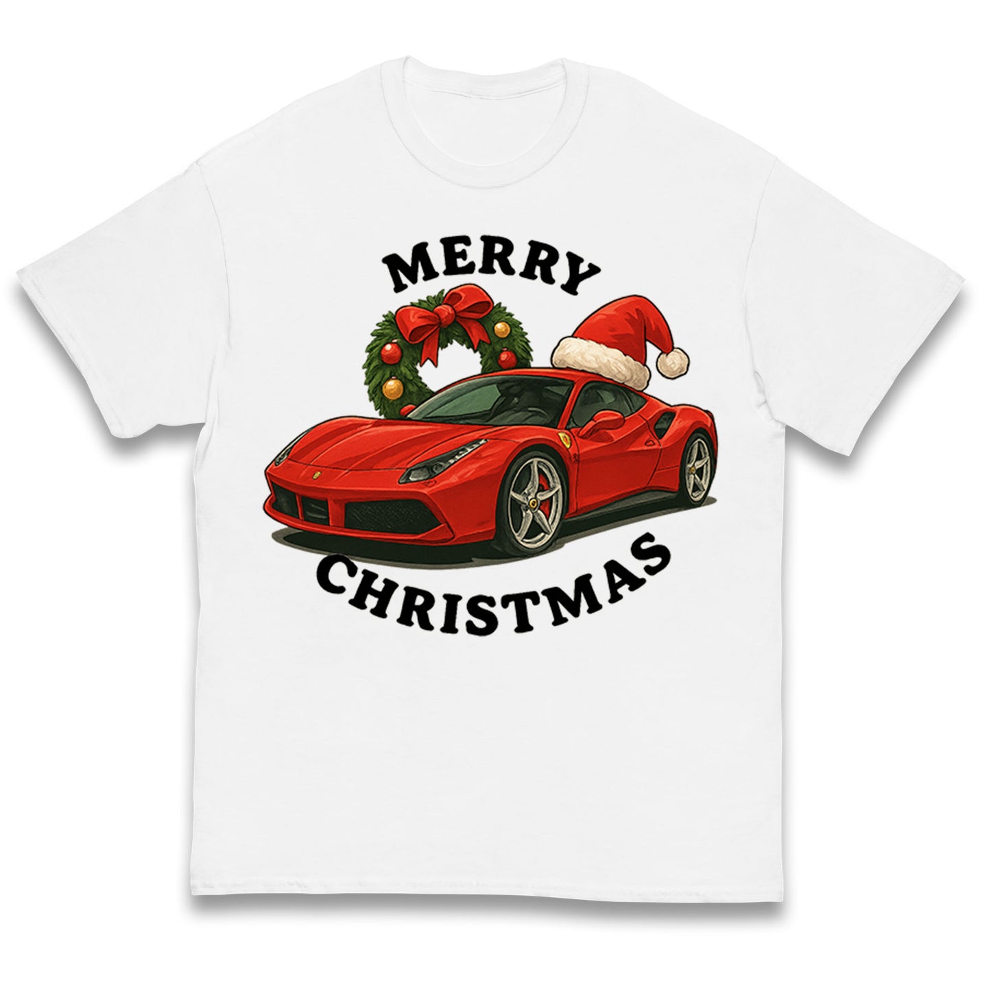 Ferrari Christmas Kids T Shirt