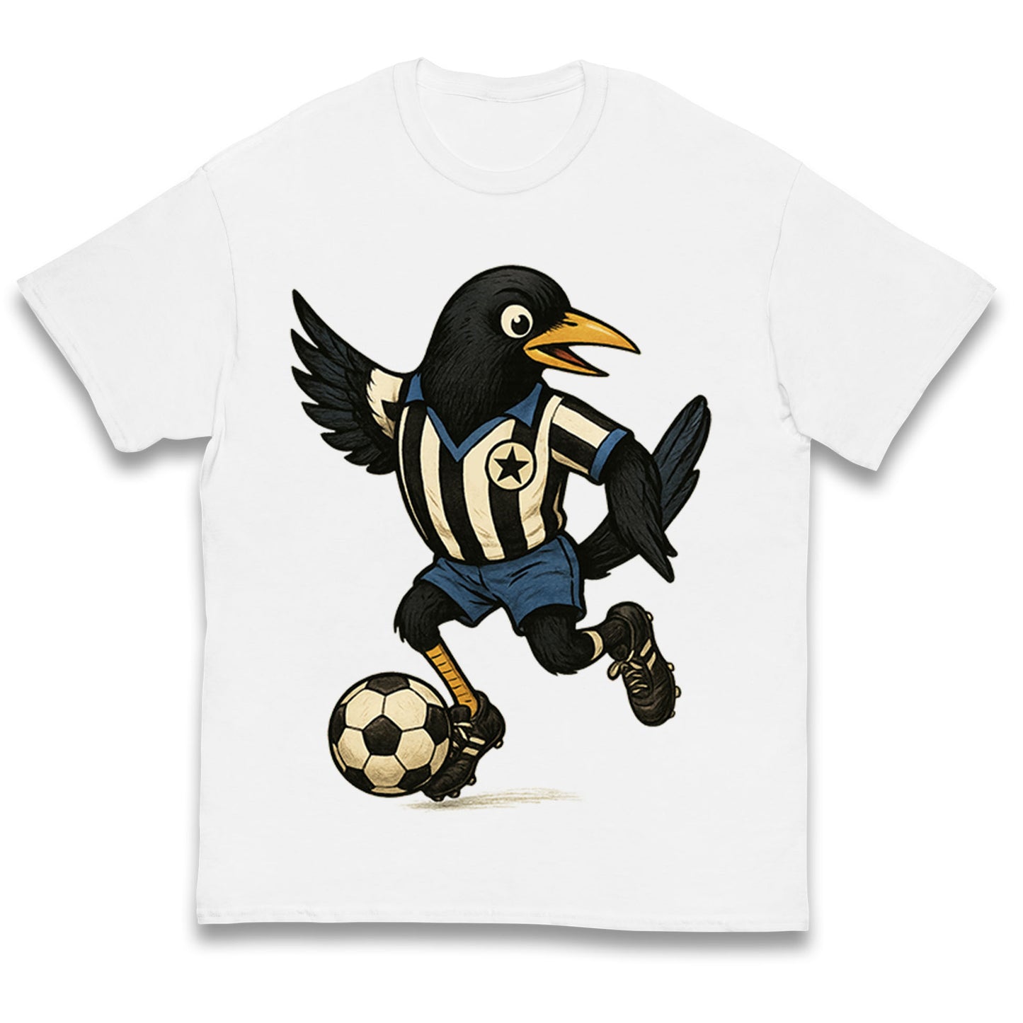 Retro Newcastle United Football Kids T Shirt