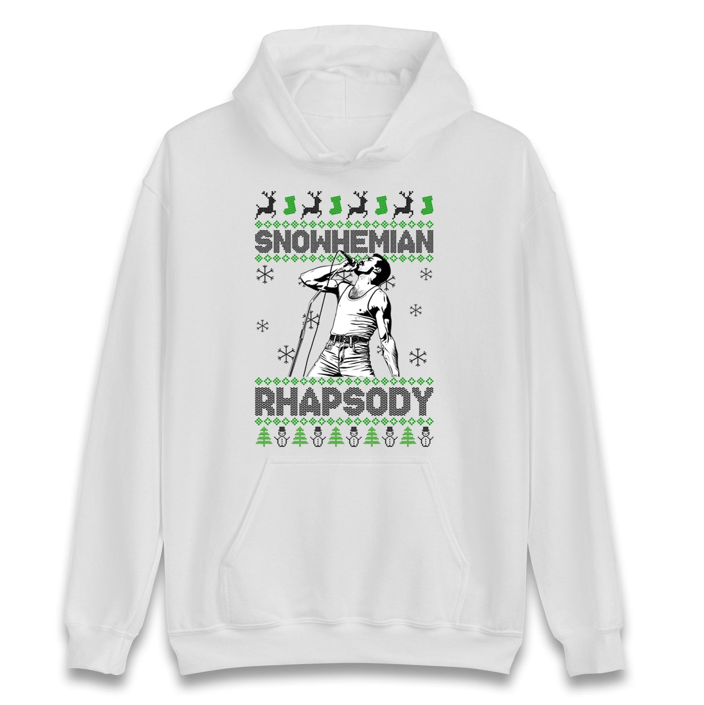 Freddie Mercury Christmas Hoodie