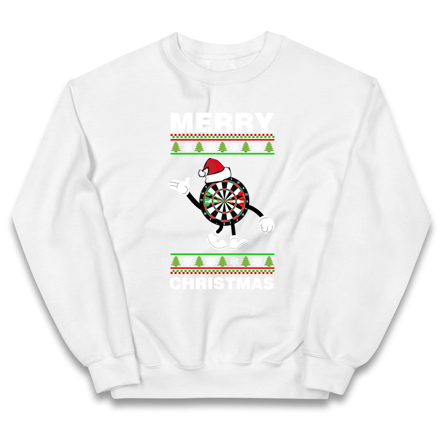 dartboard christmas santa costume jumper