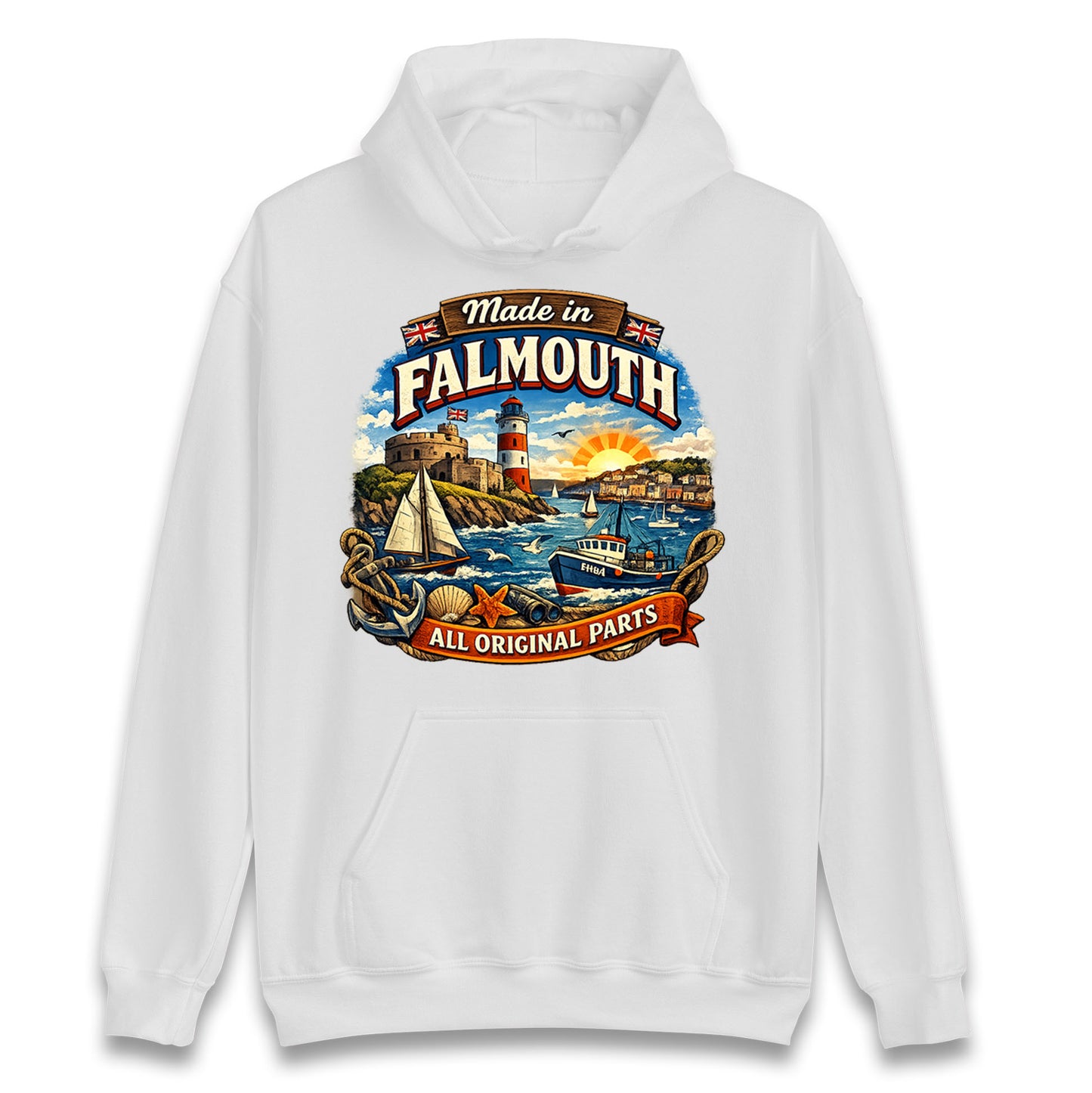 Made In Falmouth All Original Parts Hoodie