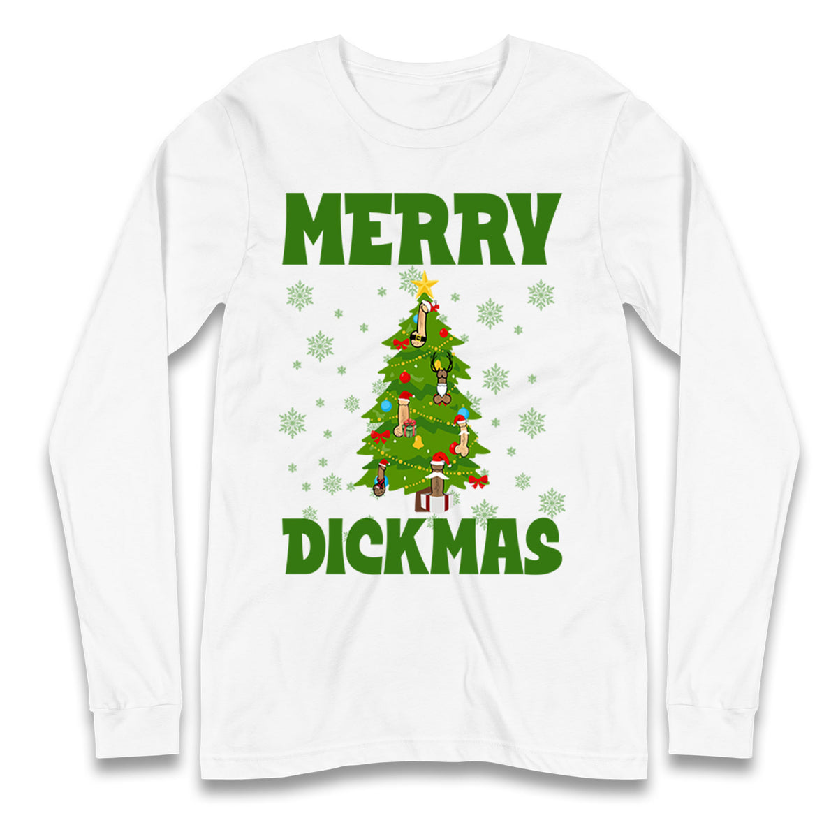 Merry Dickmas Funny Christmas T Shirt