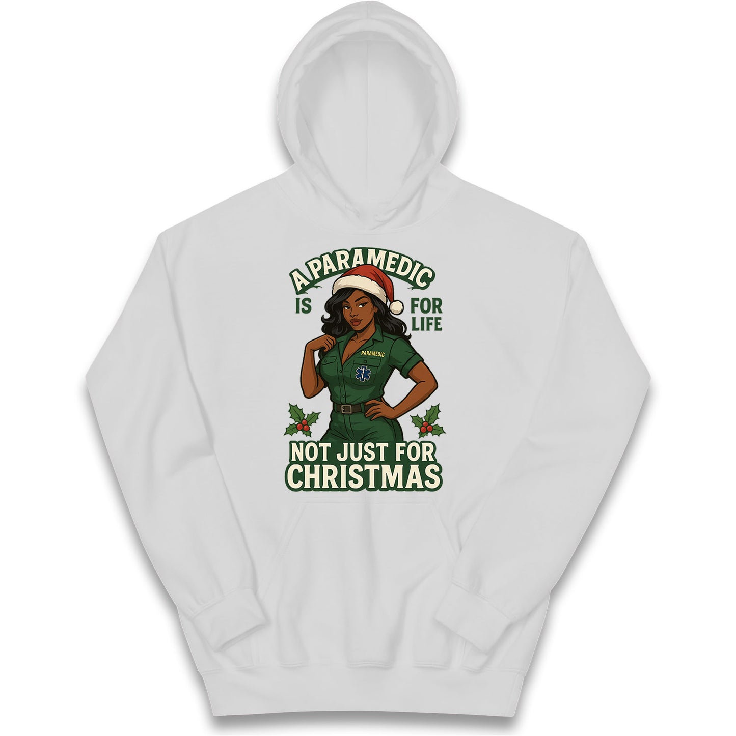 Paramedic Christmas Kids Hoodie
