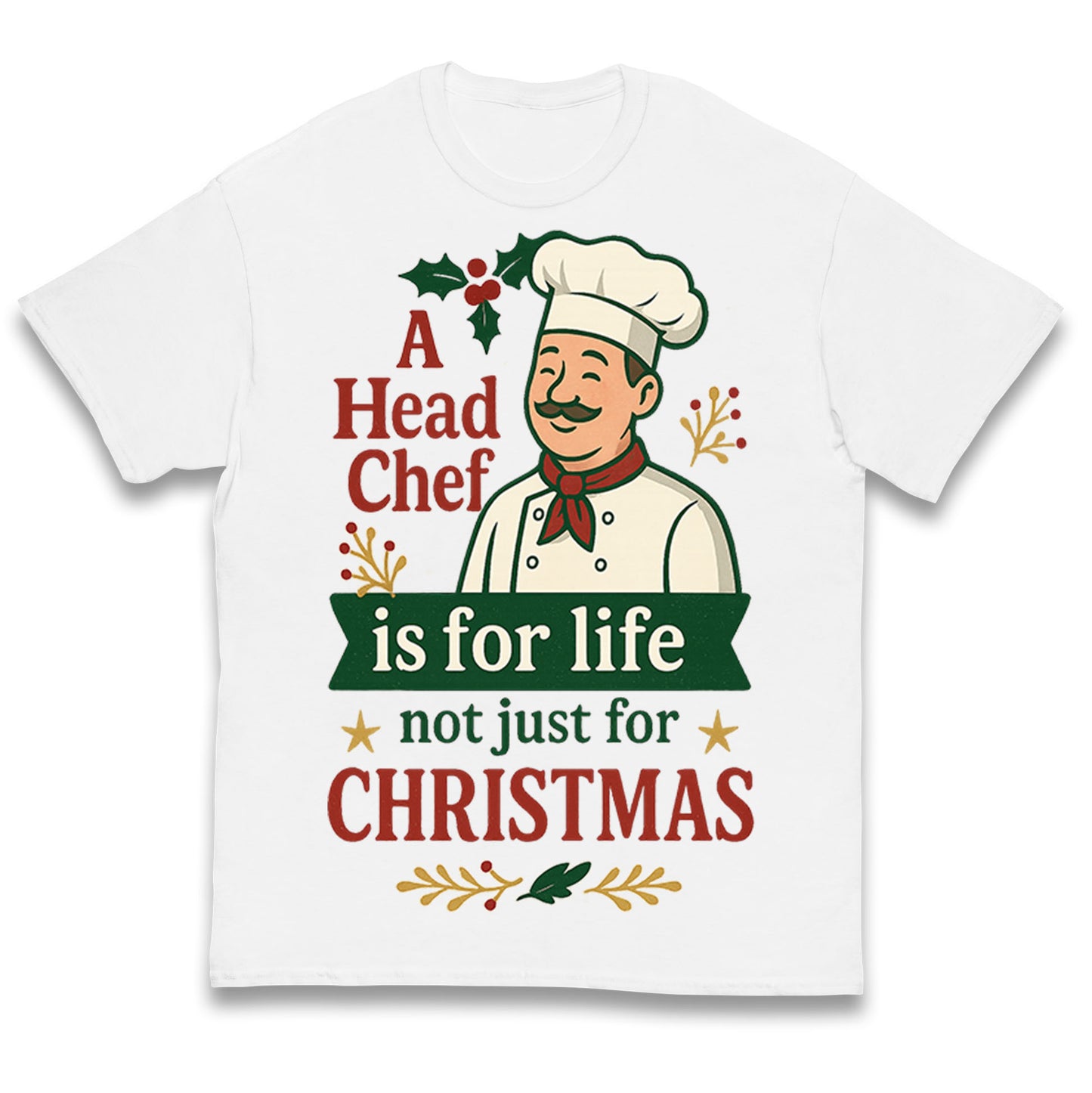 Head Chef Christmas Kids T Shirt