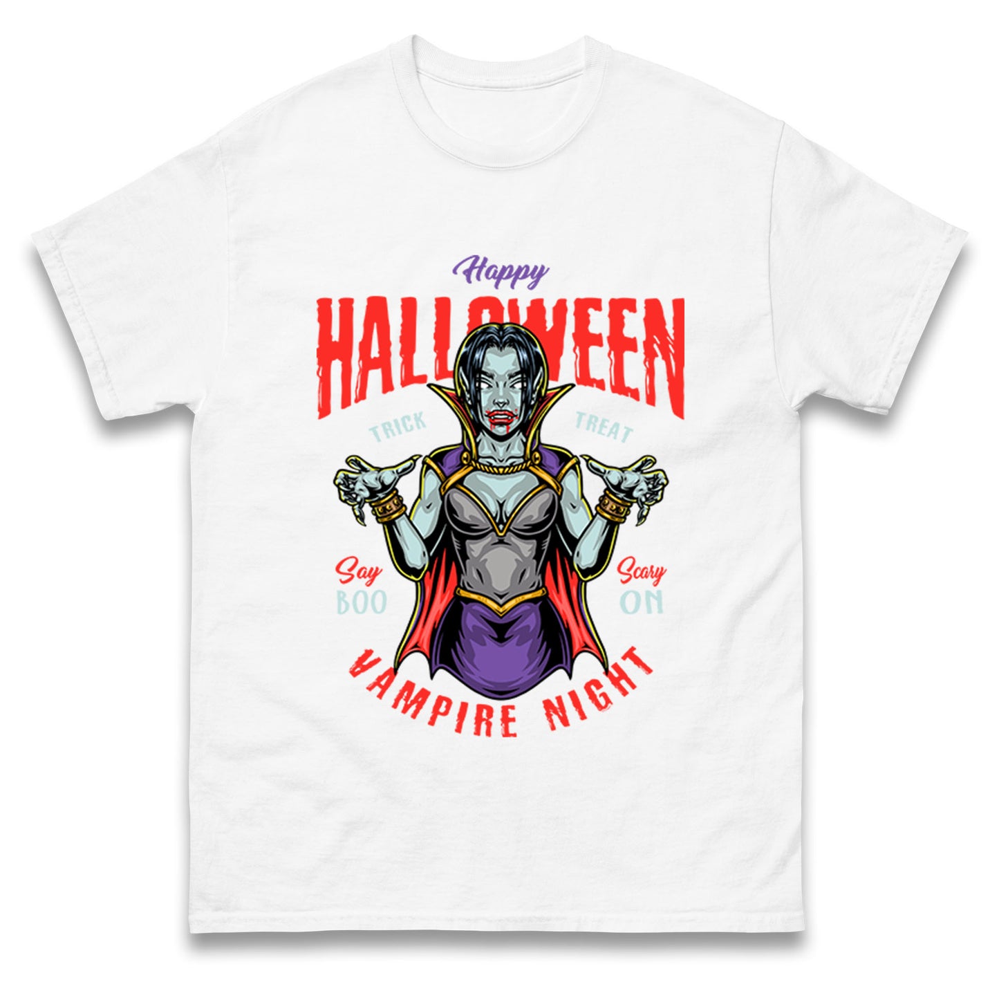 Halloween Vampire T Shirt