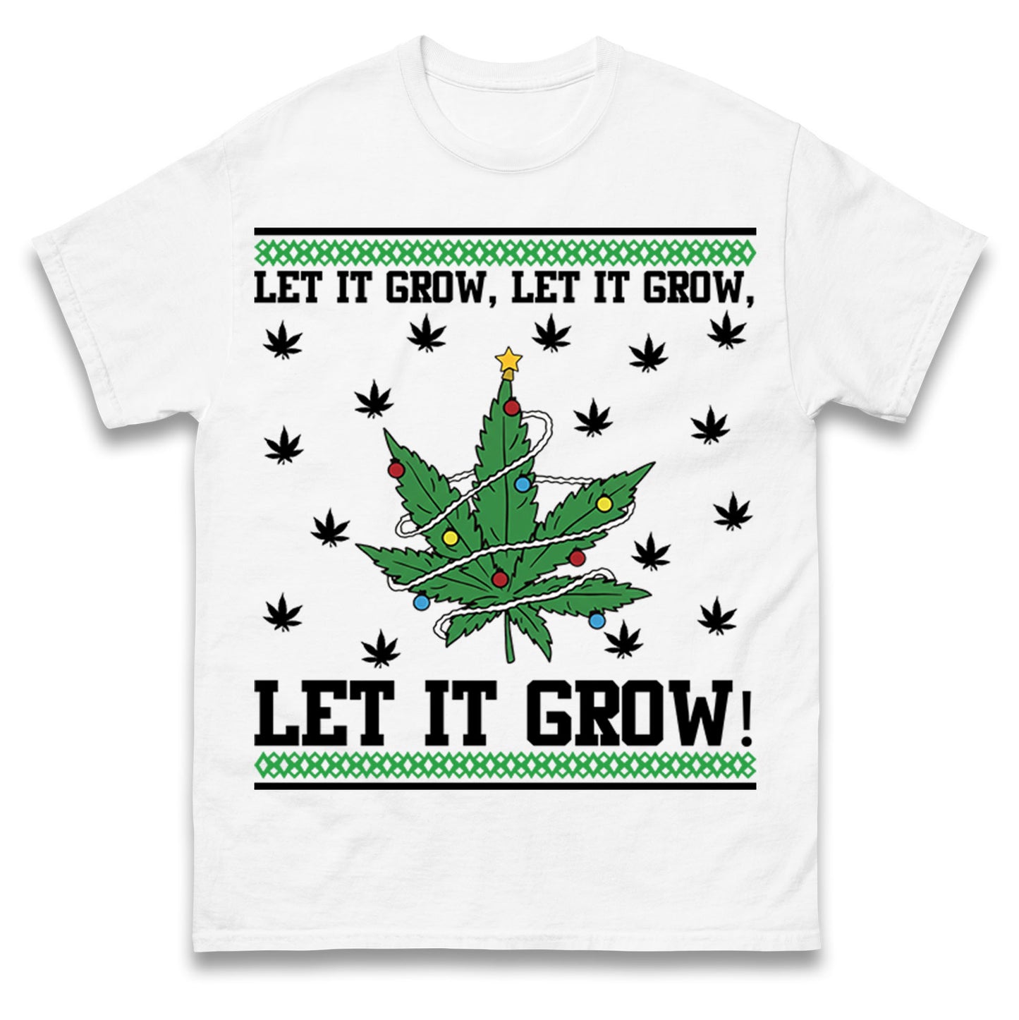 Cannabis Christmas T Shirt