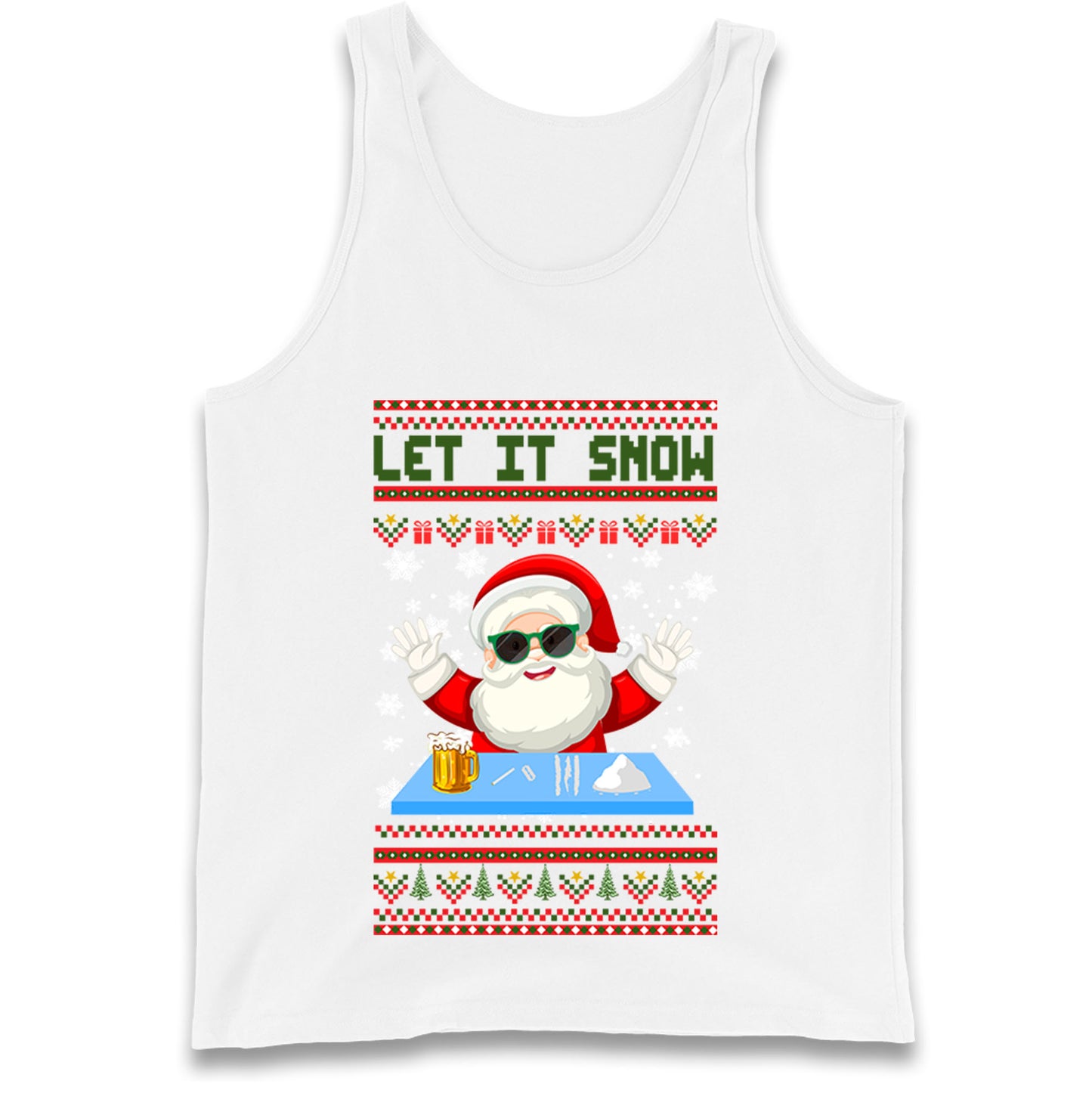 Santa Claus Christmas Tank Top