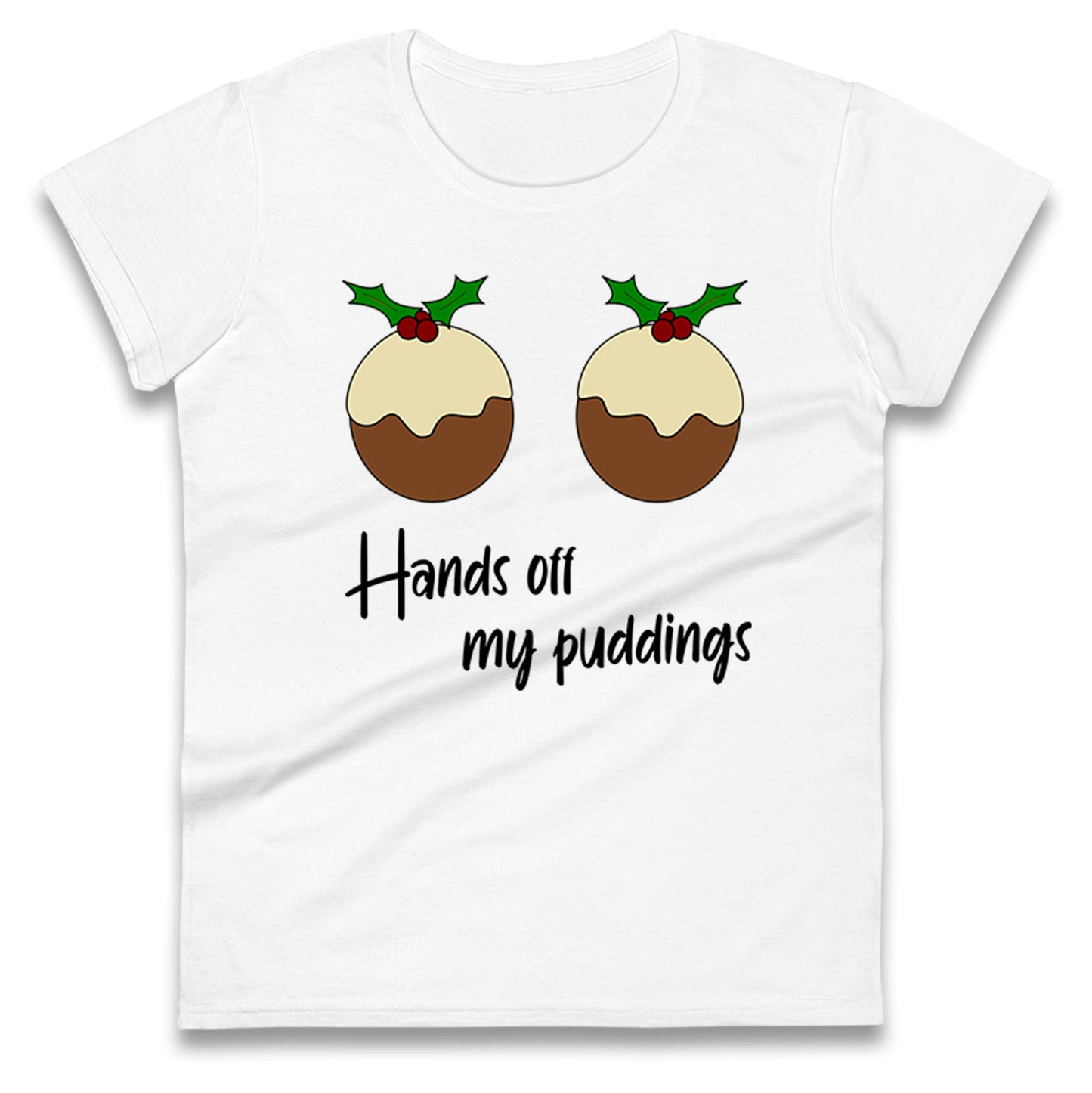 Christmas Puddings Ladies T Shirt