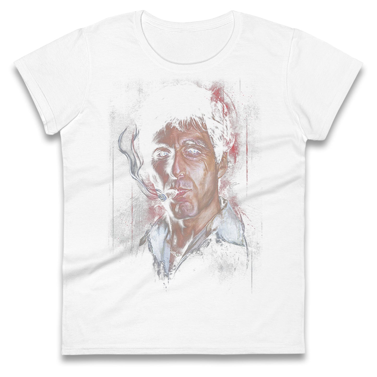 Tony Montana Ladies T Shirt