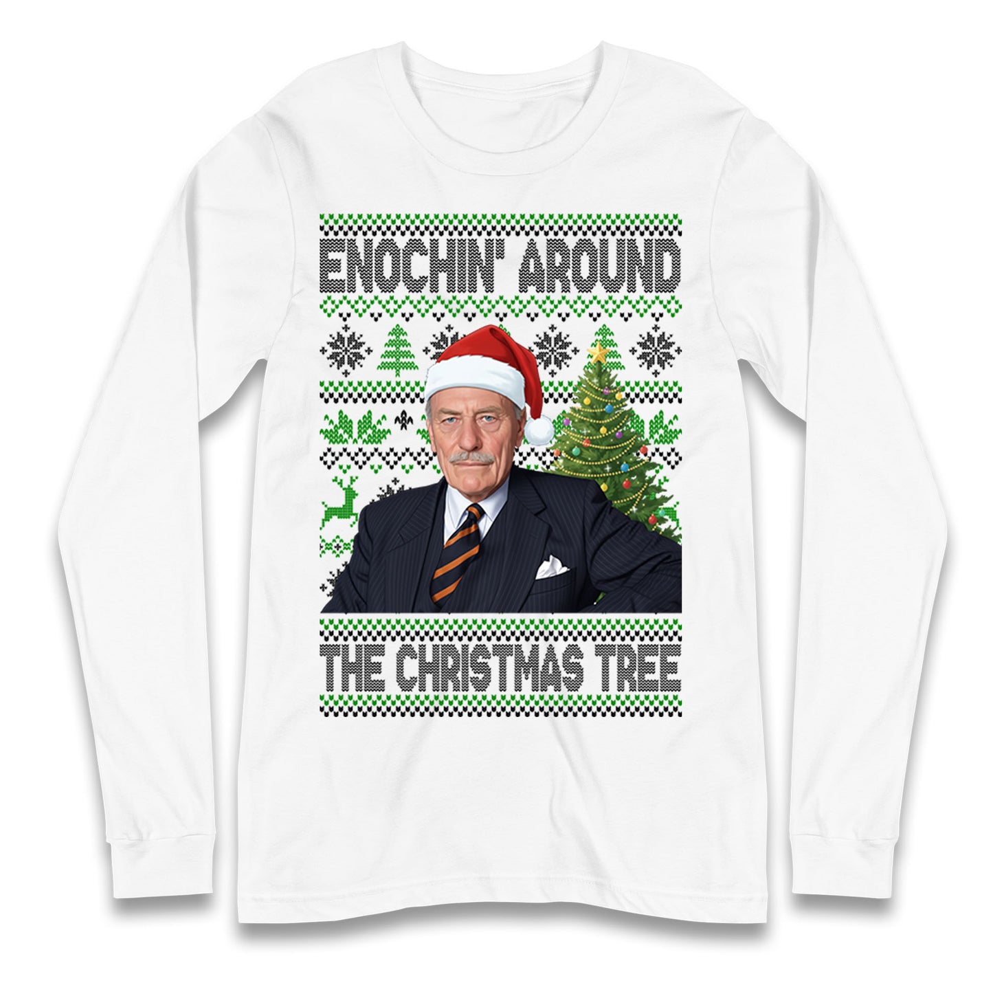 Enoch Powell Enochin Around the Christmas Tree Christmas Long Sleeve Shirt