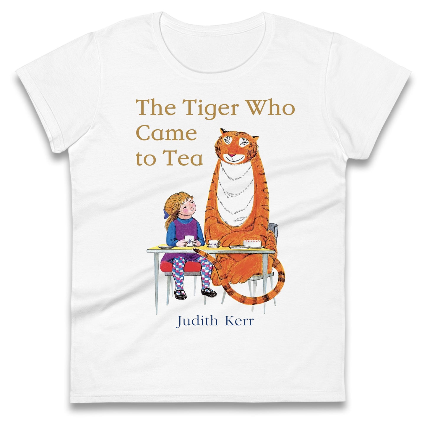 The Tiger Who Came To Tea Ladies T Shirt