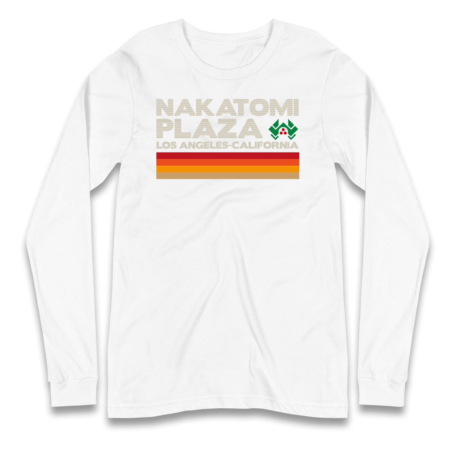 nakatomi plaza vintage long sleeve t shirt