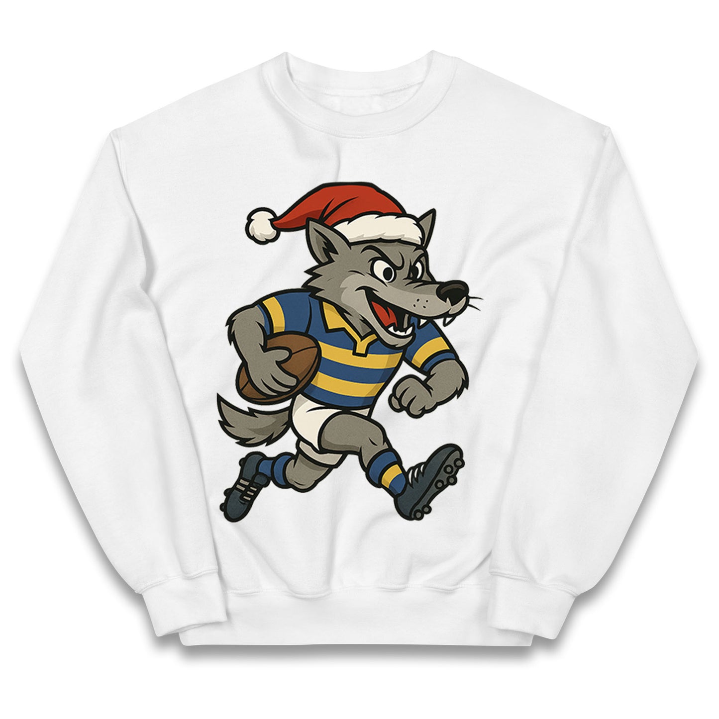 Warrington Wolves Christmas Kids Jumper