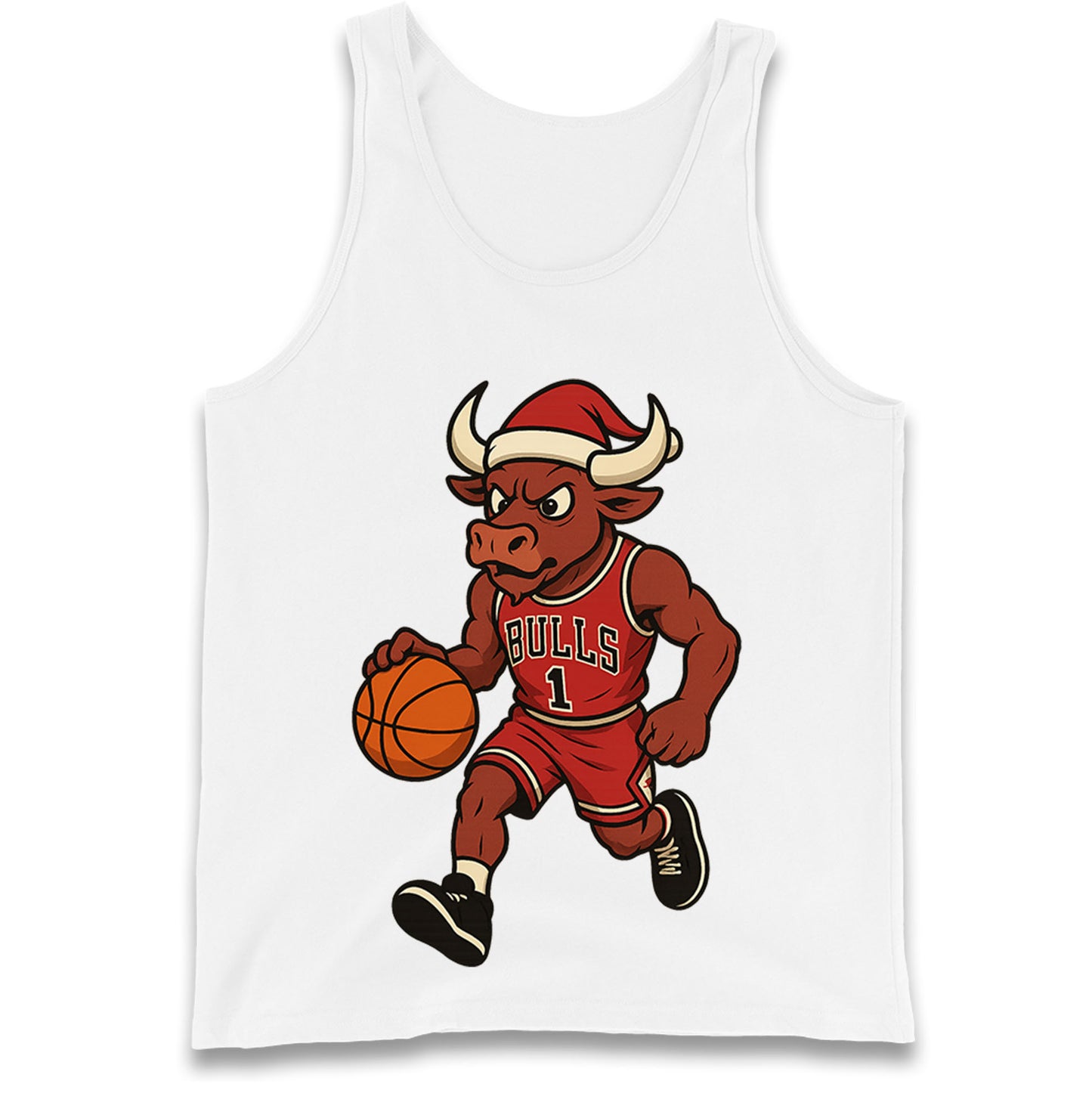 Chicago Bulls Christmas Tank Top
