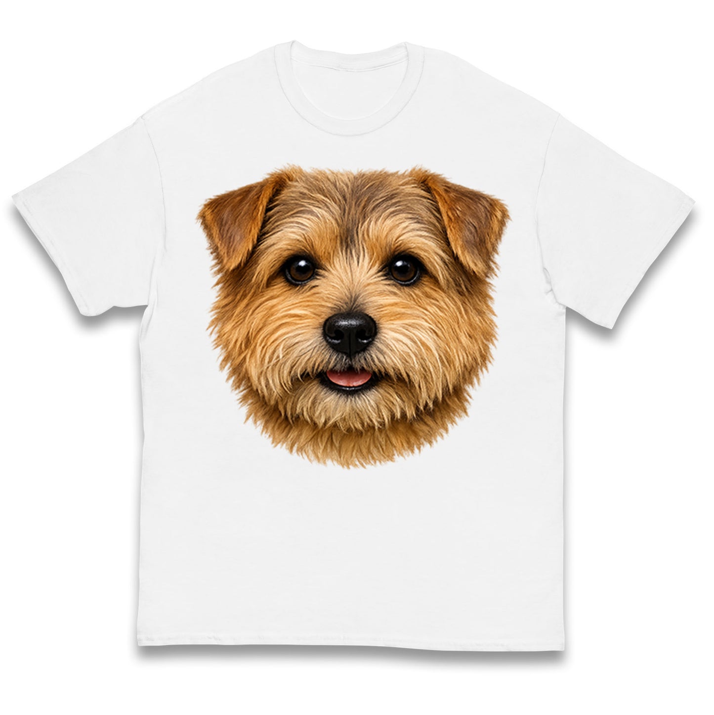 Norfolk Terrier Dog Face Kids T Shirt