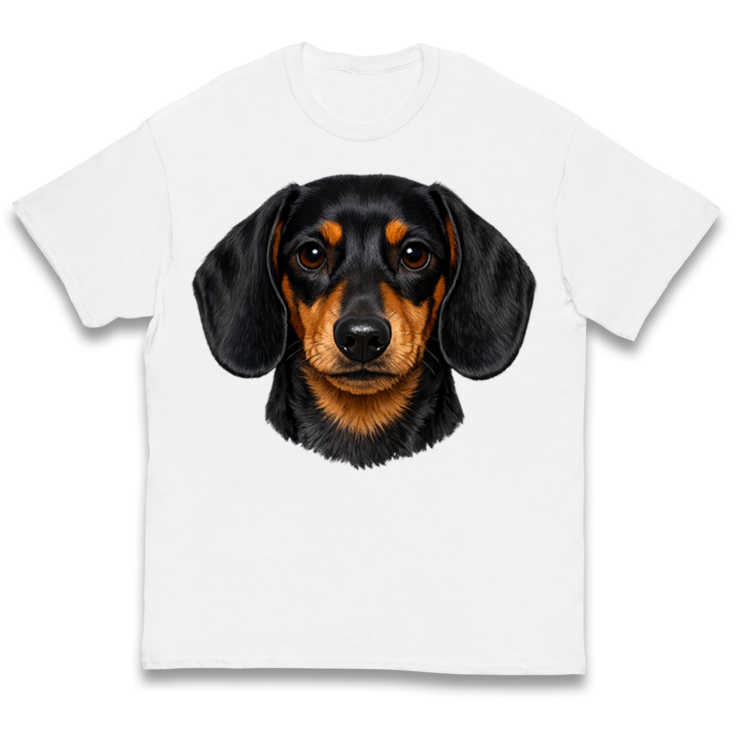 Dachshund Dog Face Kids T Shirt
