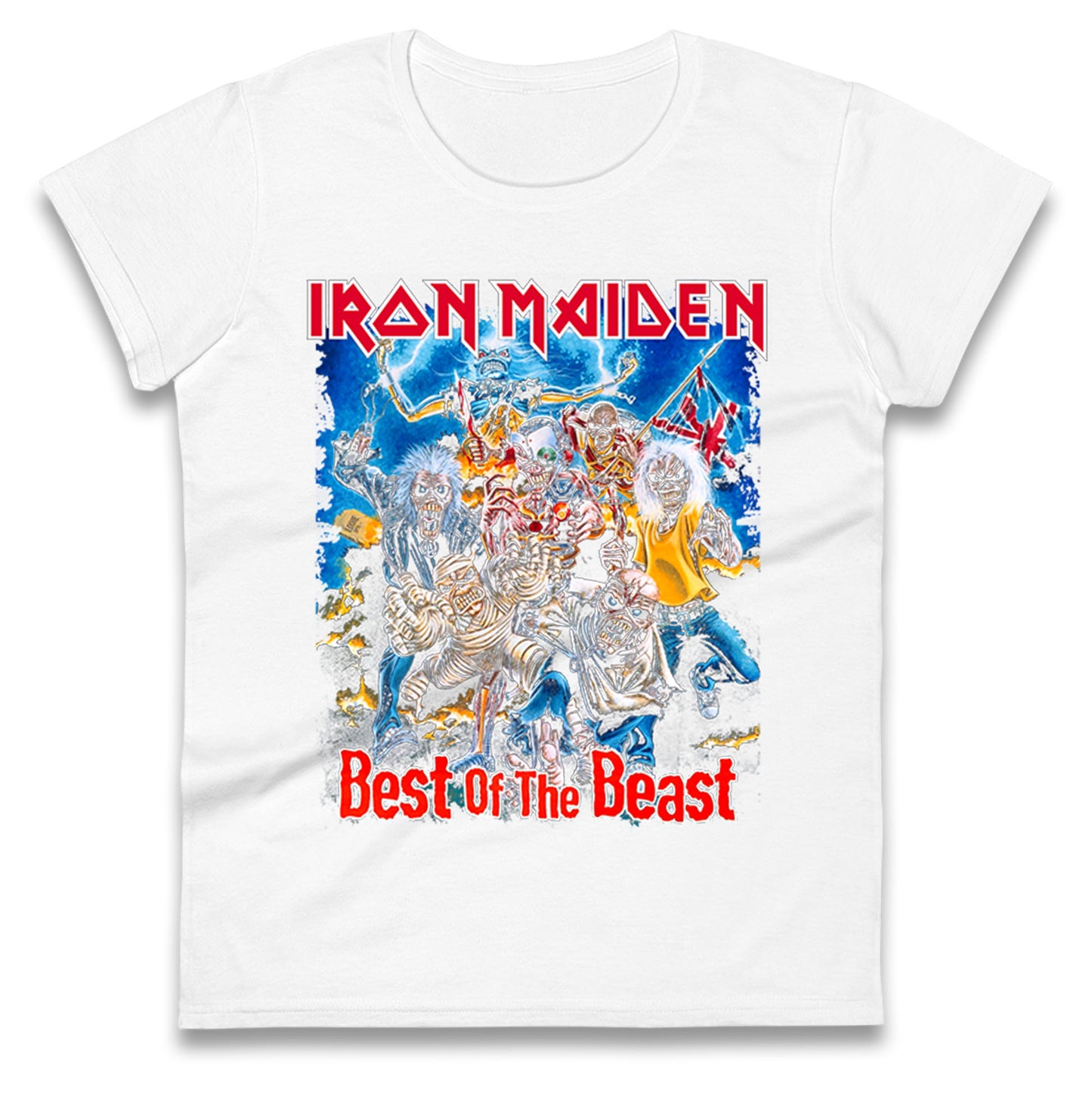Iron Maiden Best Of The Beast Ladies T Shirt