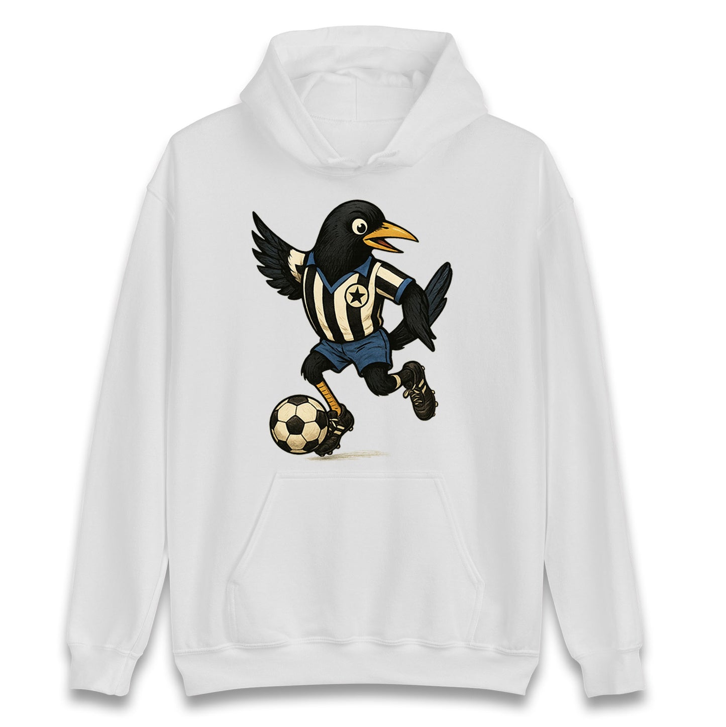 Retro Newcastle United Football Hoodie