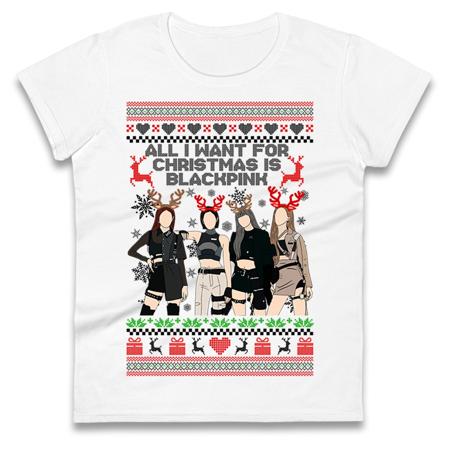 BlackPink Christmas Ladies T Shirt