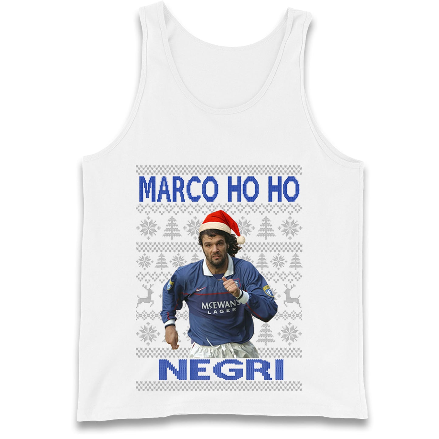 Rangers FC Christmas Tank Top