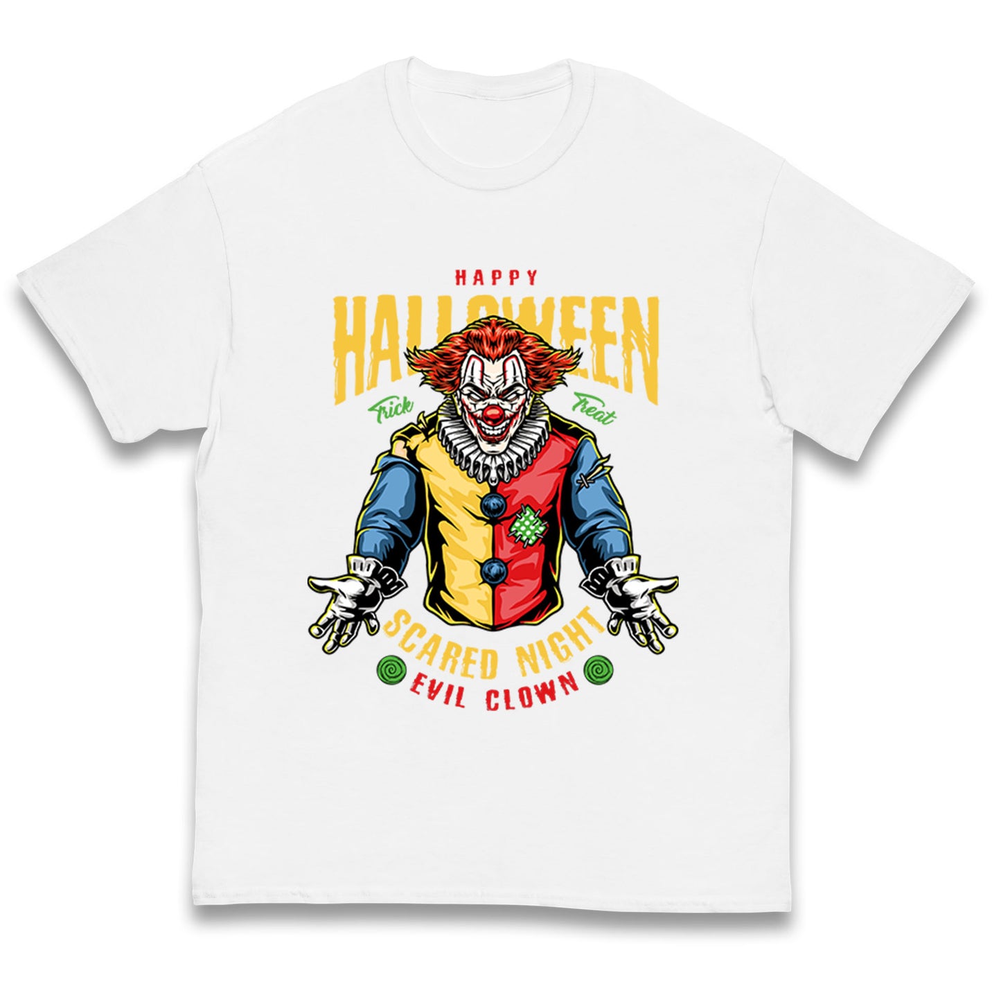 Halloween Clown Kids T Shirt