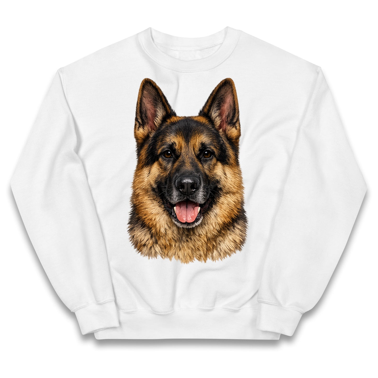 German Shepherd Dog Face Kids Jumper
