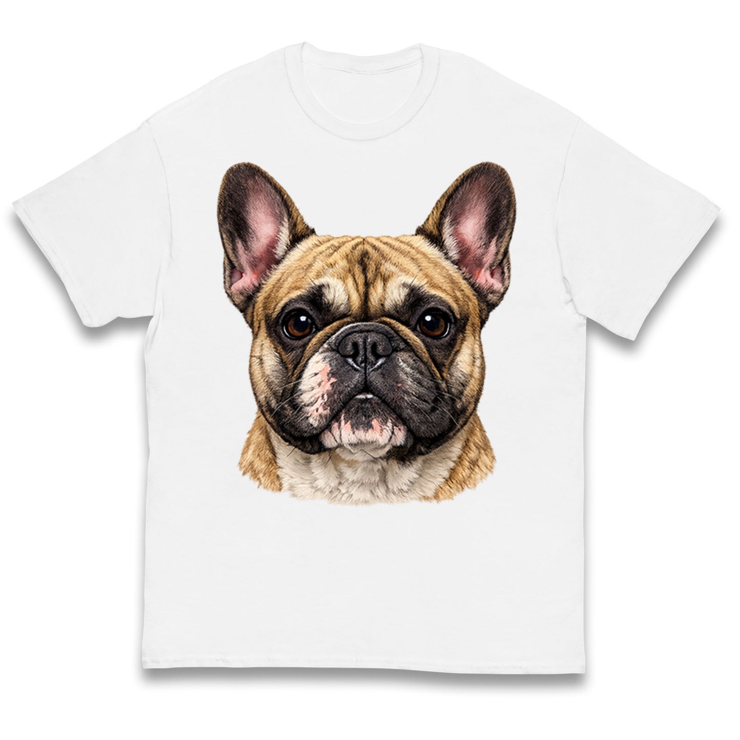 French Bulldog Face Kids T Shirt