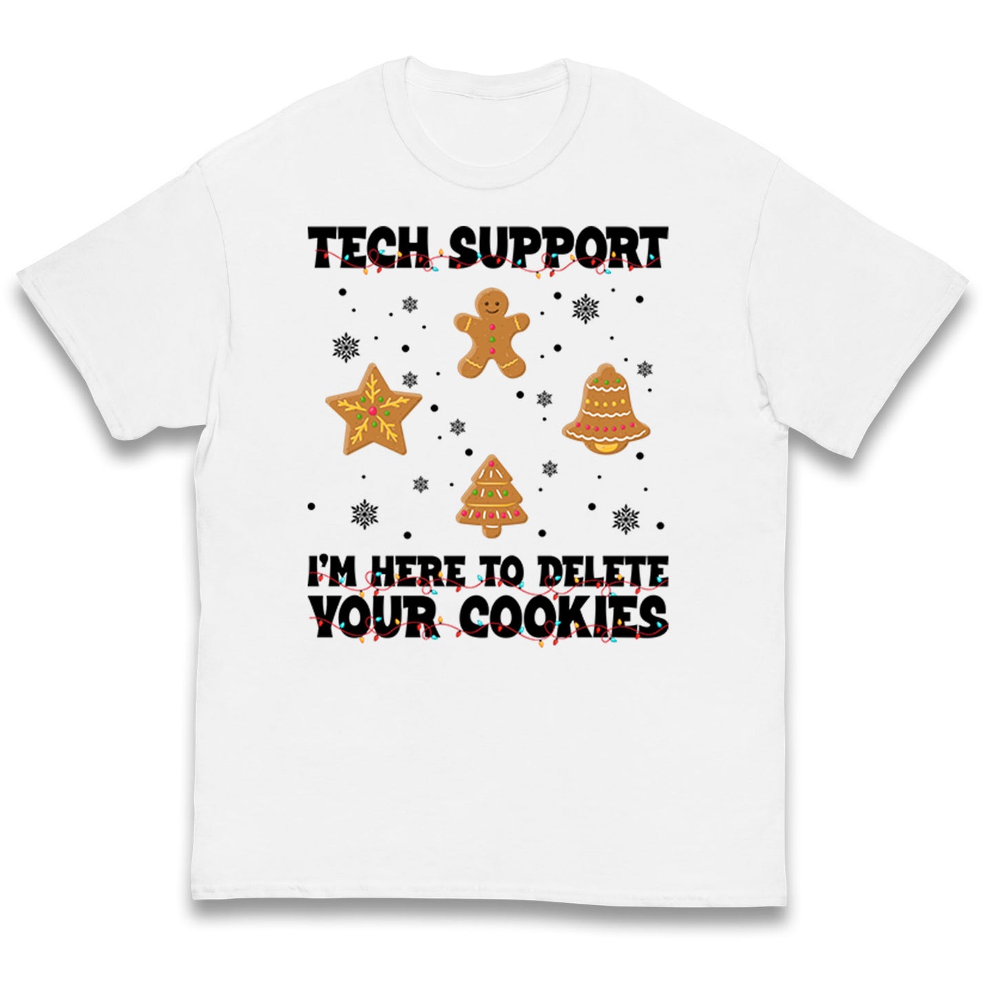 Delete Cookies Kids T Shirt