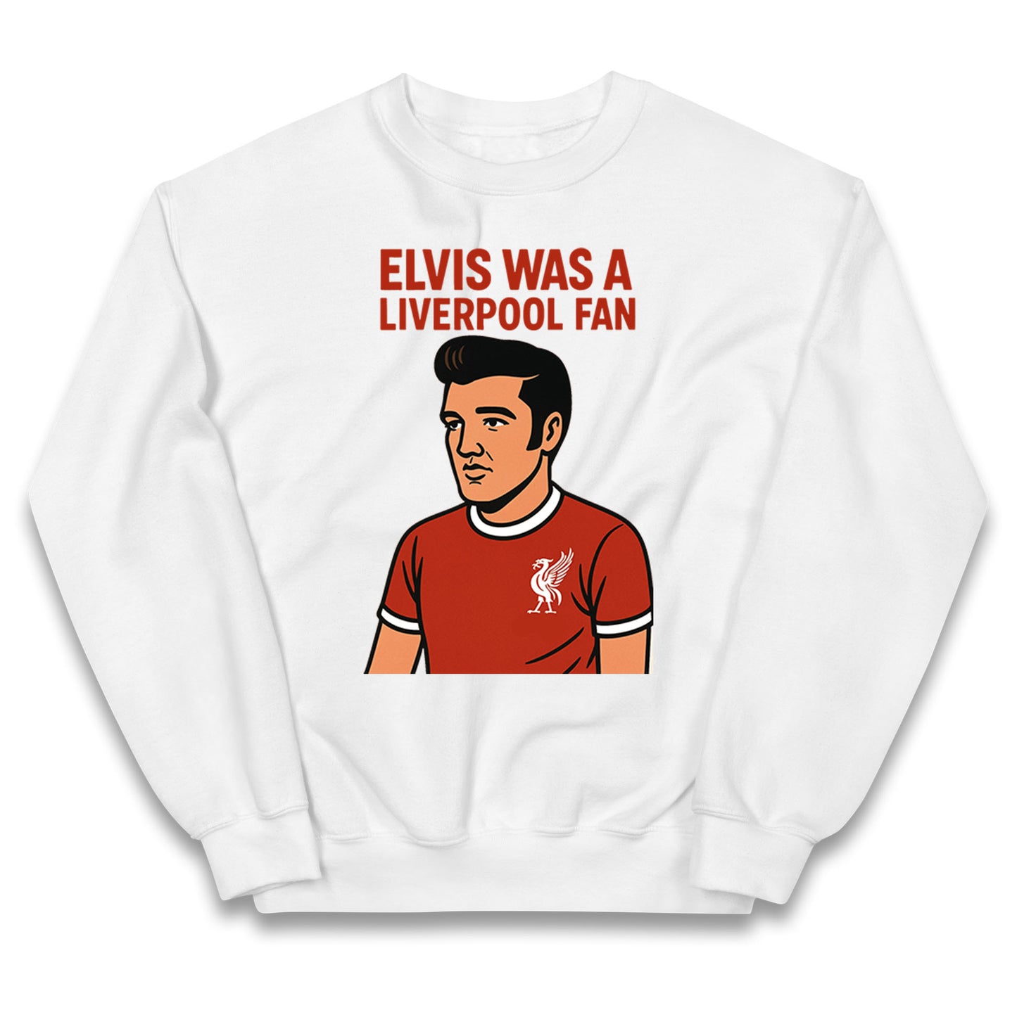 Elvis Presley Liverpool Football Kids Jumper