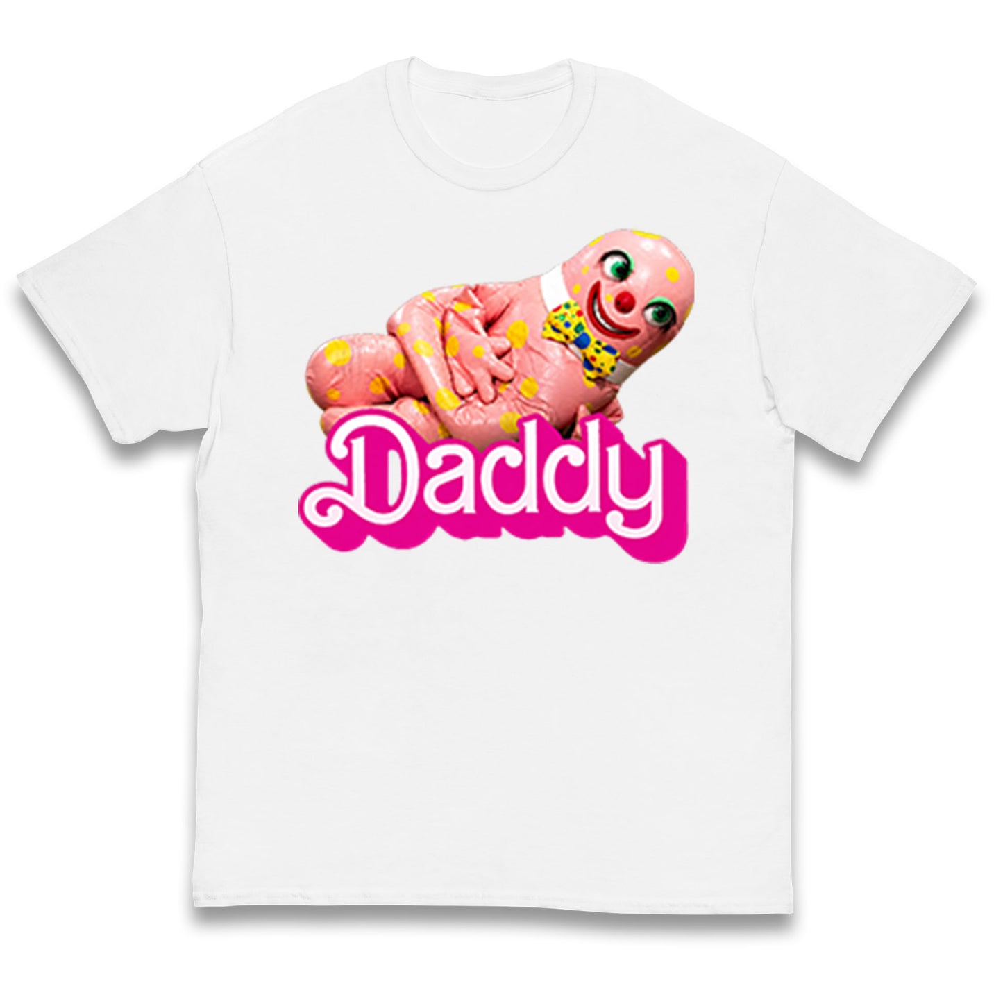 Funny Mr Blobby Daddy 90s Retro Kids T Shirt