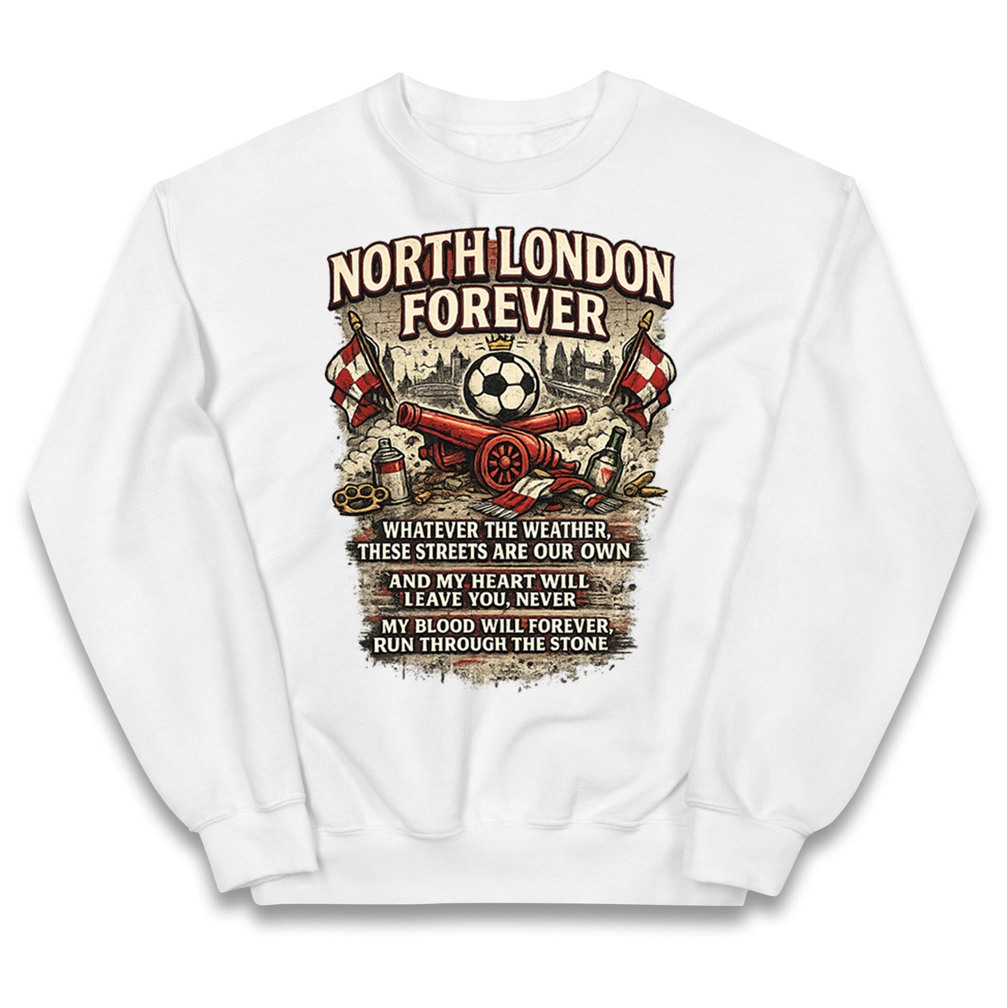 Arsenal North London Forever Kids Jumper