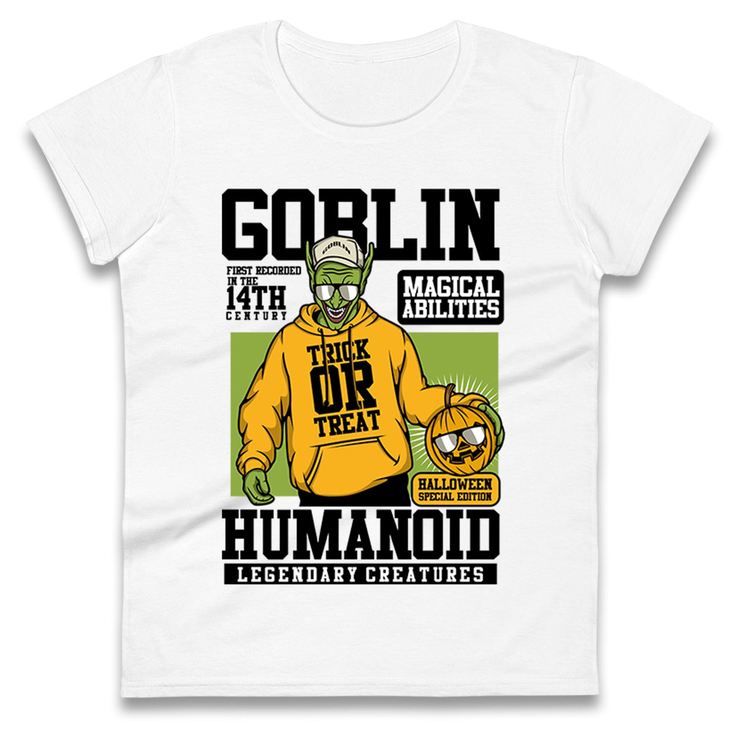 Goblin Trick Or Treat Ladies Shirt