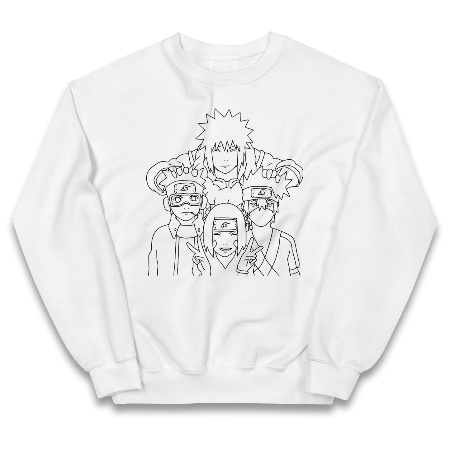 Naruto Shippuden jumper Minato Namikaze Kakashi Hatake Obito Uchiha Rin Nohara Top